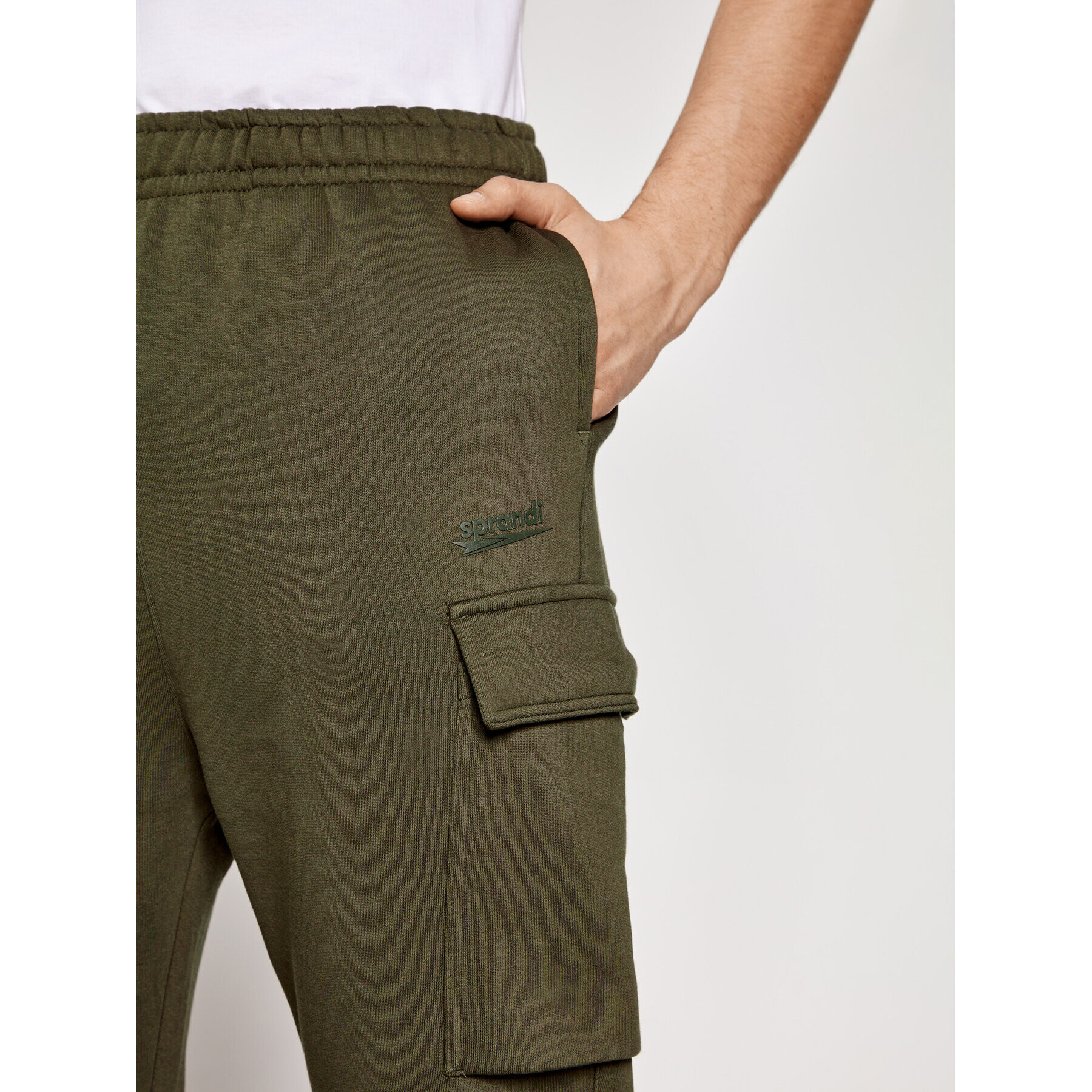 Sprandi Долнище анцуг SS21-SPM002 Зелен Regular Fit - Pepit.bg