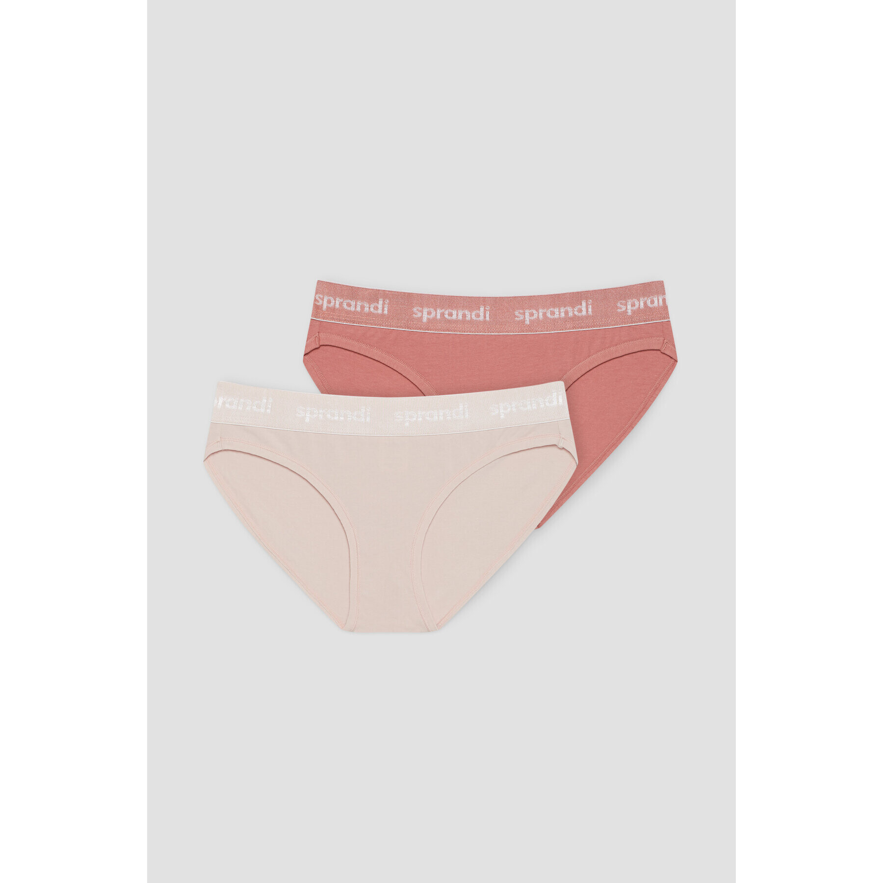 Sprandi Комплект 2 чифта класически бикини SS21-BRIEFS003 Розов - Pepit.bg