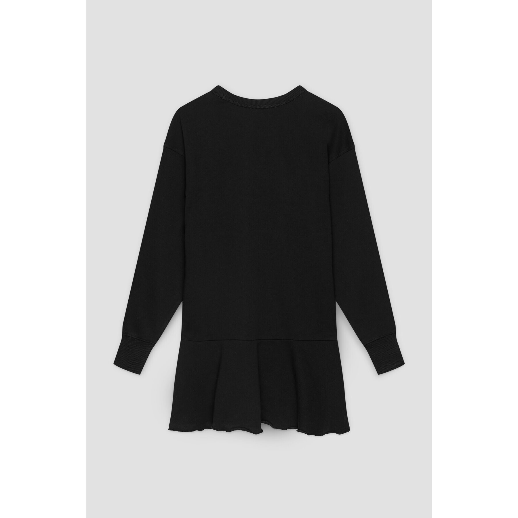 Sprandi Плетена рокля AW21-SUD004 Черен Relaxed Fit - Pepit.bg
