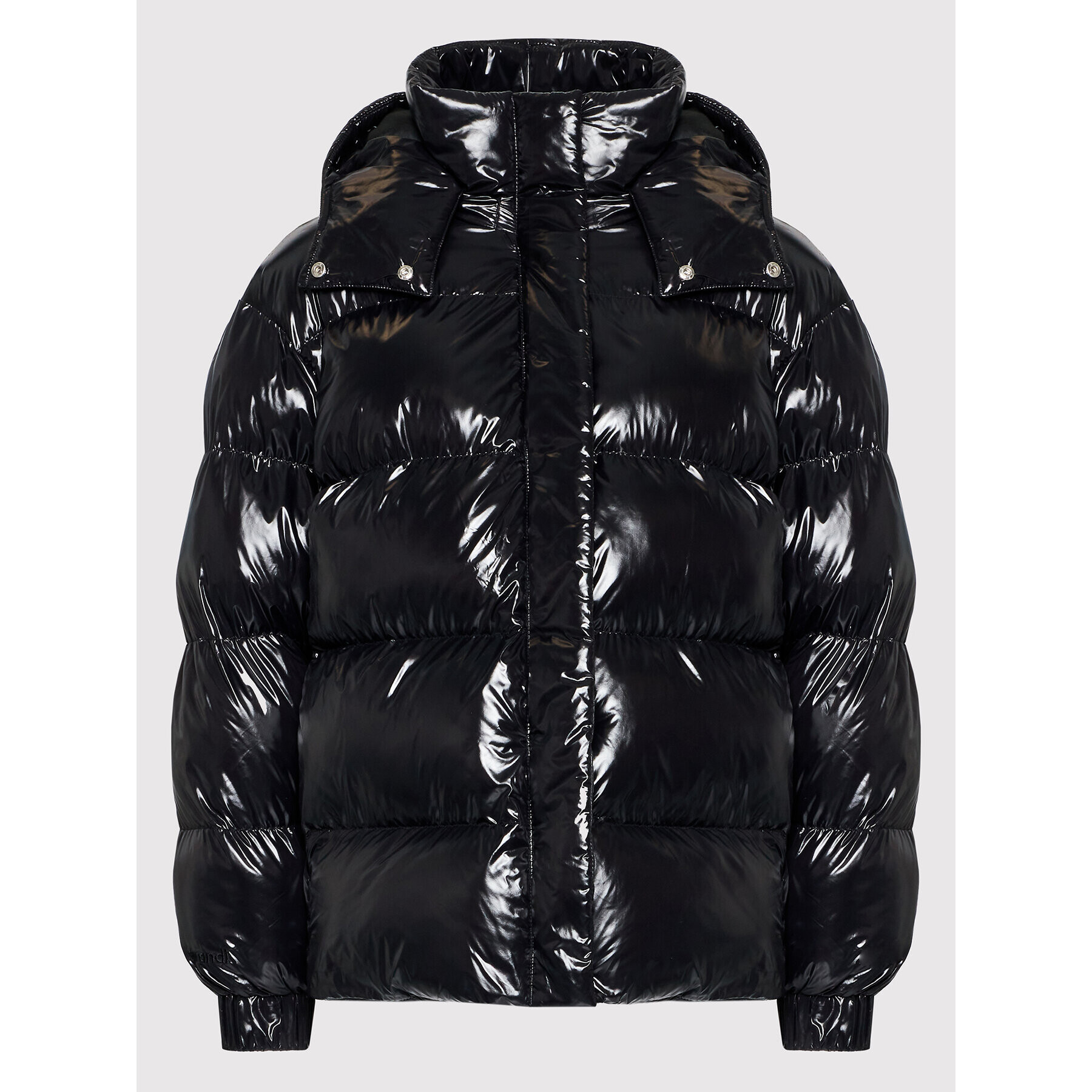 Sprandi Пухено яке SP22-KUD521 Черен Regular Fit - Pepit.bg