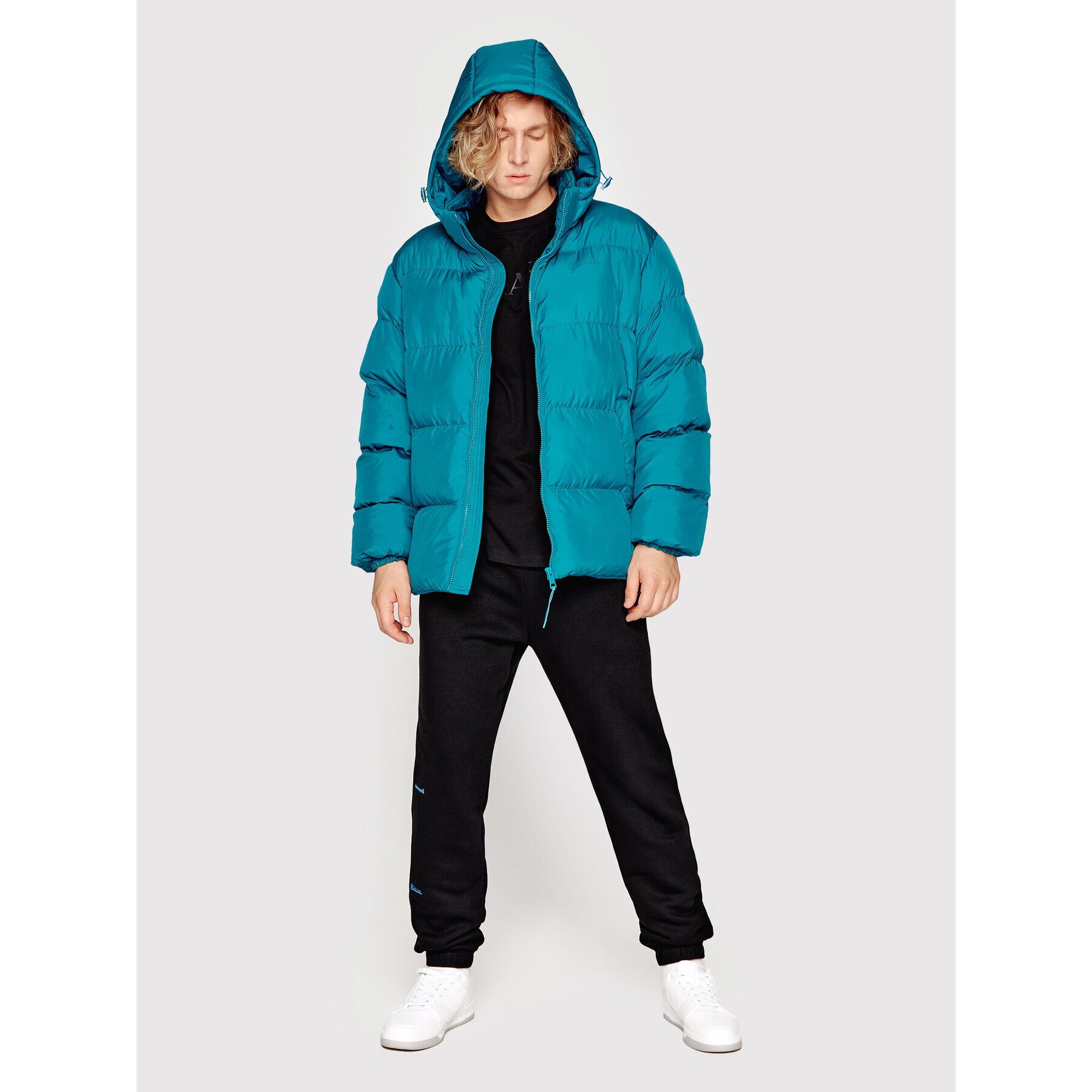 Sprandi Пухено яке SP22-KUM502 Син Regular Fit - Pepit.bg