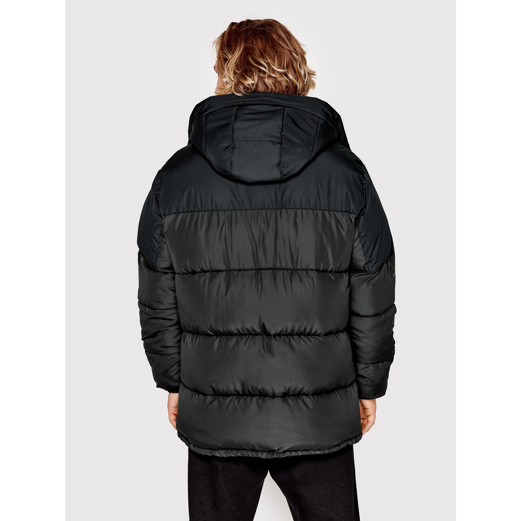 Sprandi Пухено яке SP22-KUM511 Черен Regular Fit - Pepit.bg