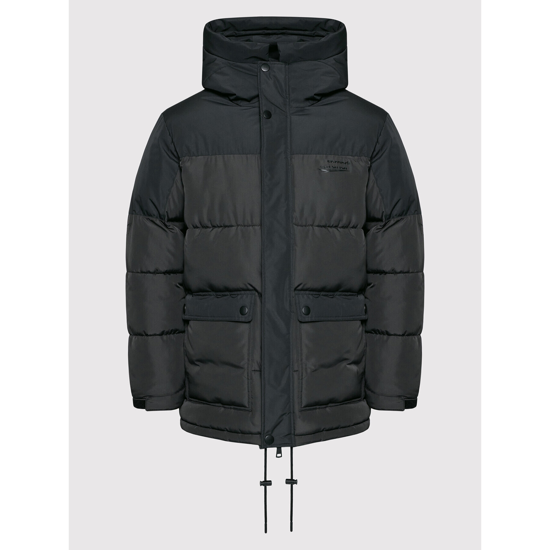 Sprandi Пухено яке SP22-KUM511 Черен Regular Fit - Pepit.bg