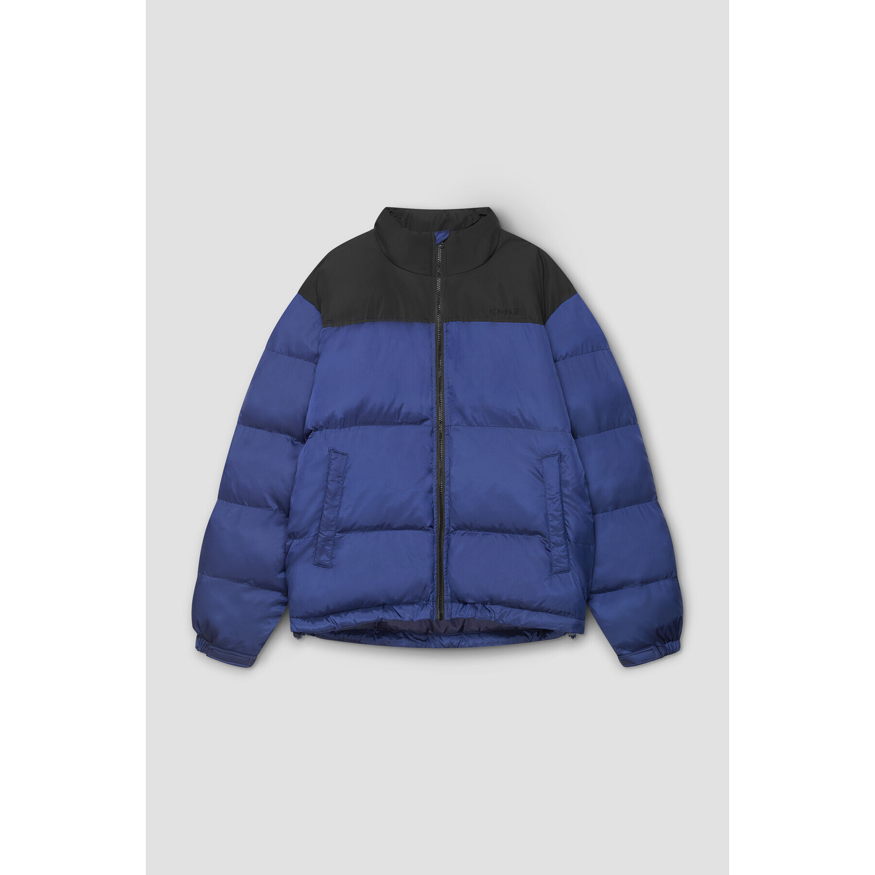 Sprandi Пухено яке AW21-KJM005 Тъмносин Regular Fit - Pepit.bg