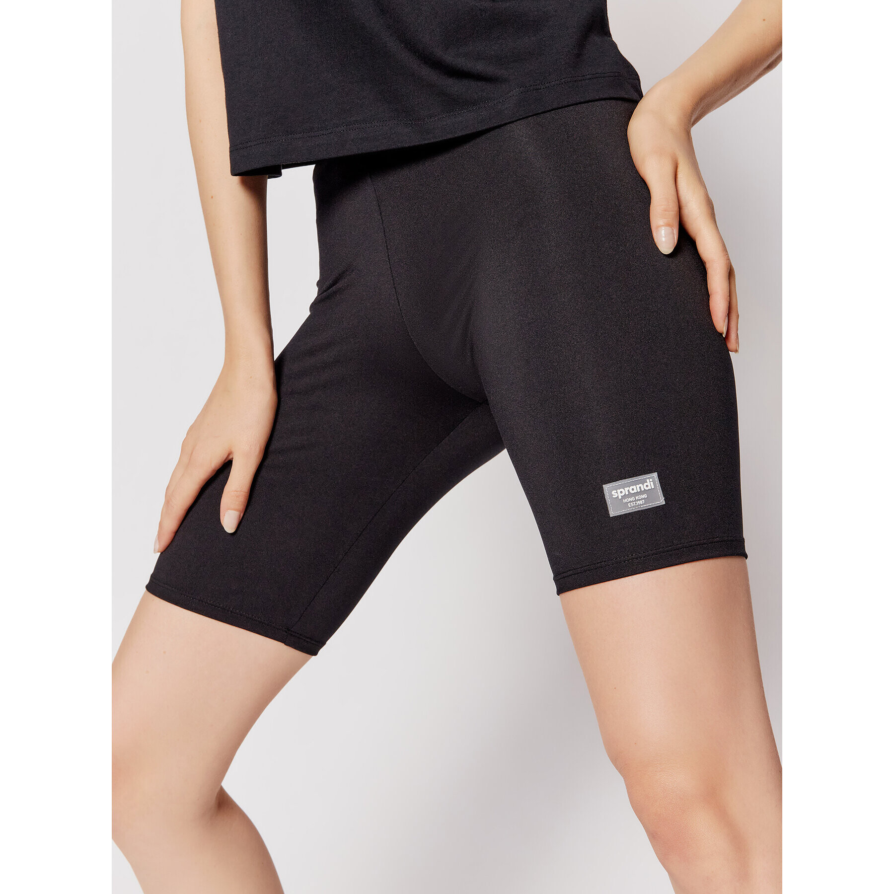 Sprandi Спортни шорти SS21-SHD005 Черен Slim Fit - Pepit.bg