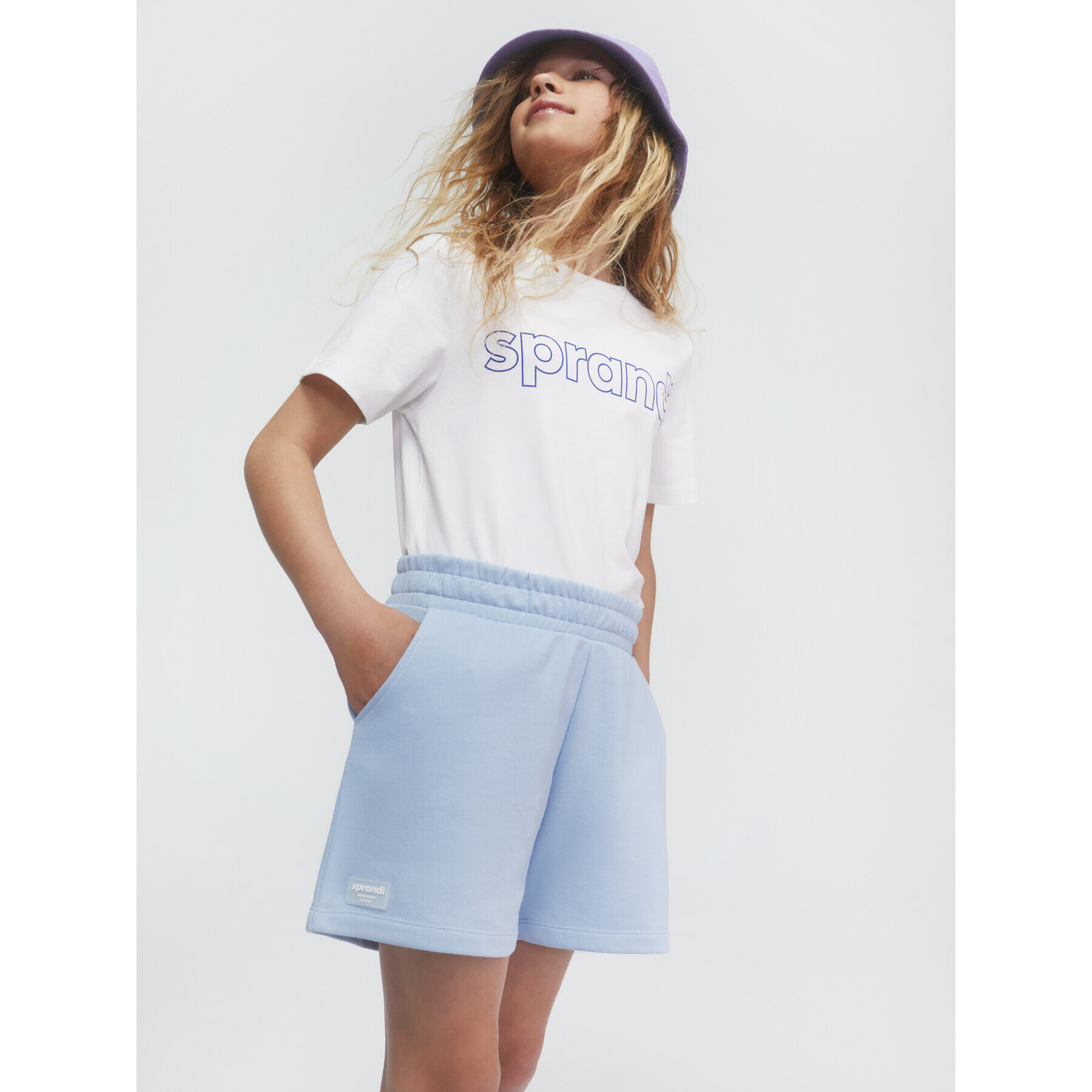 Sprandi Спортни шорти SS21-SHG001 Син Regular Fit - Pepit.bg