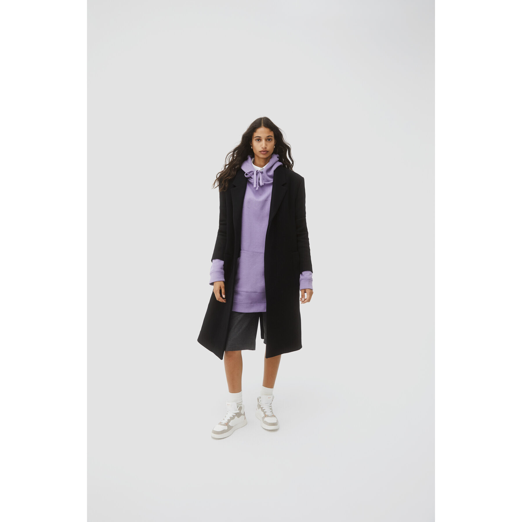 Sprandi Суитшърт AW21-SUD009 Виолетов Relaxed Fit - Pepit.bg
