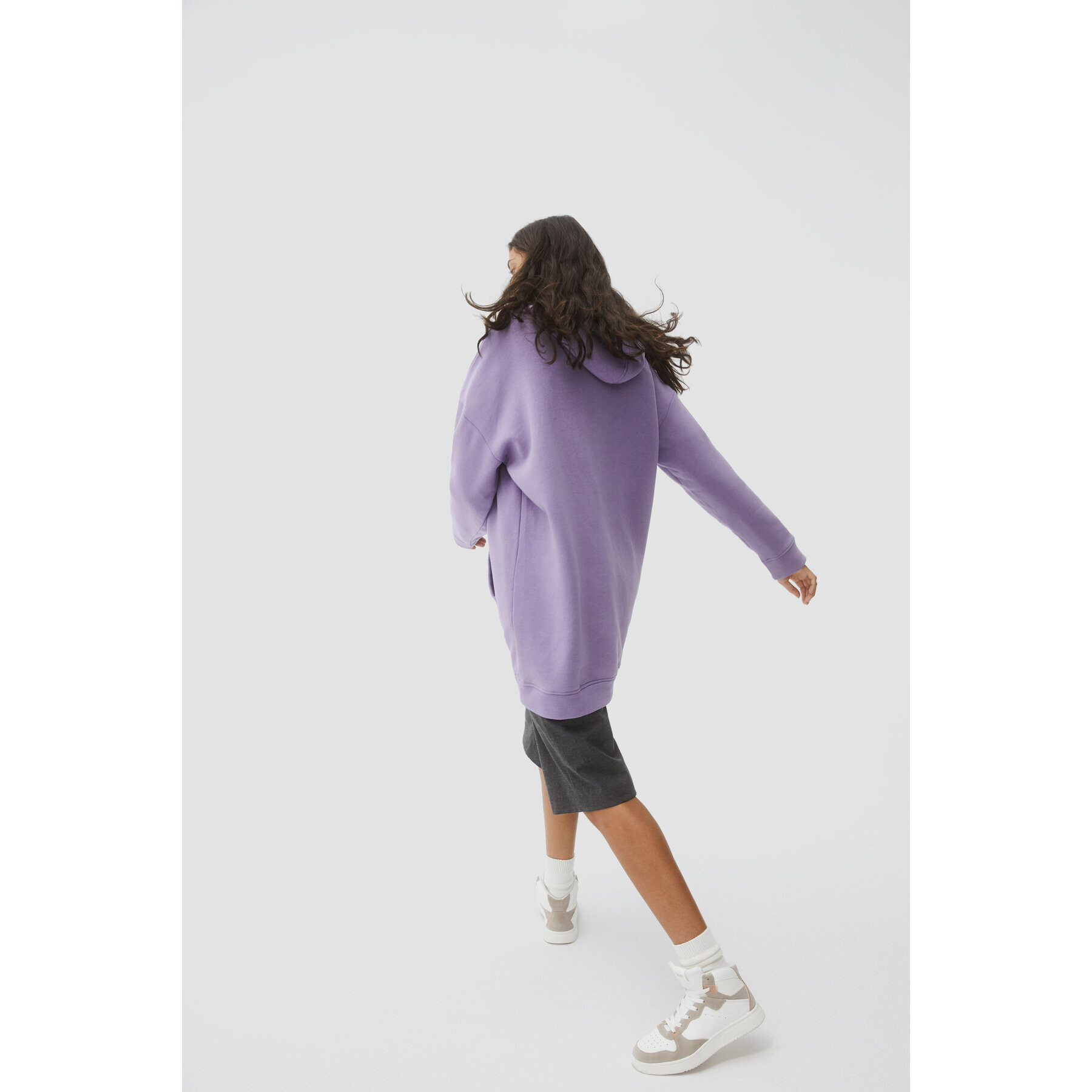 Sprandi Суитшърт AW21-SUD009 Виолетов Relaxed Fit - Pepit.bg