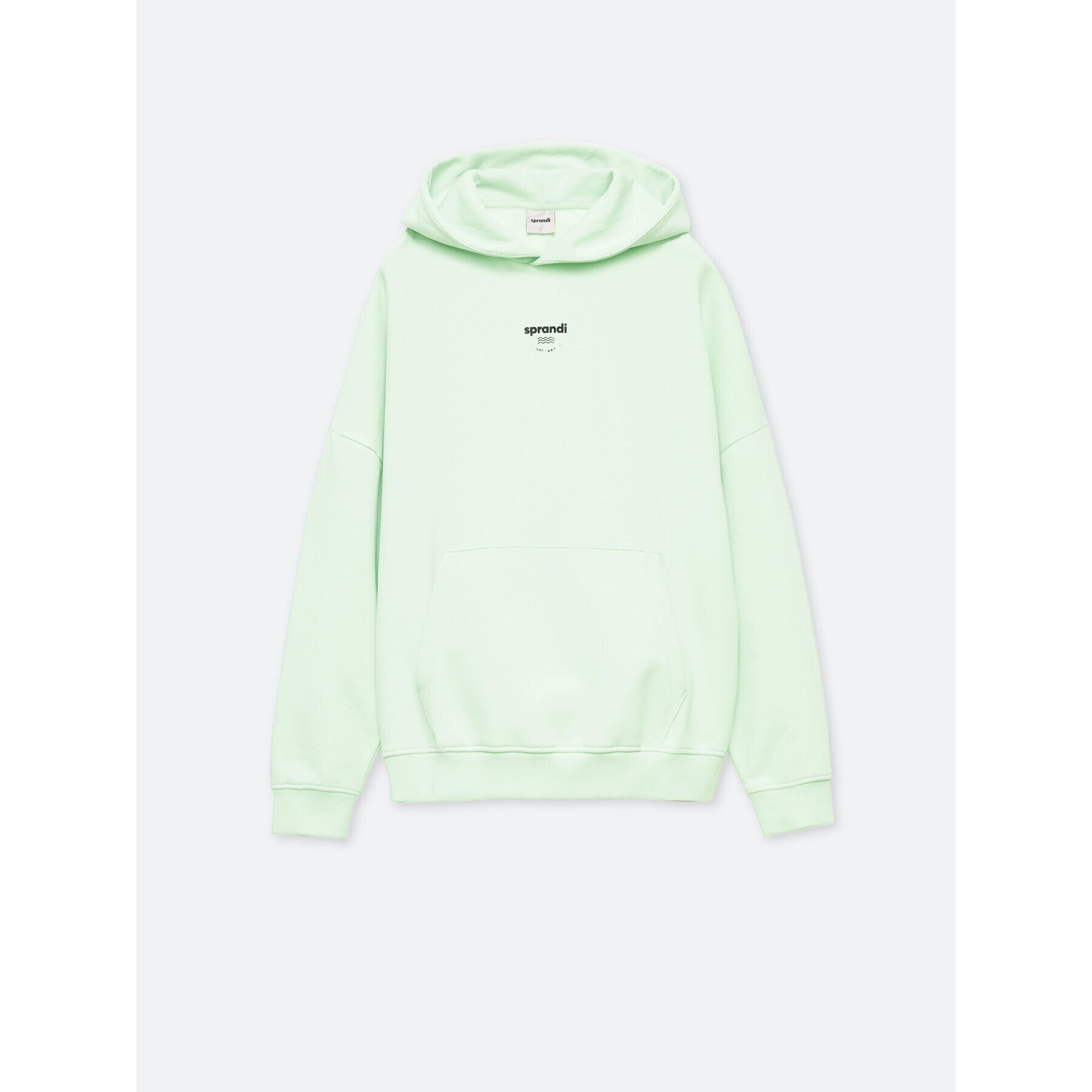 Sprandi Суитшърт SP22-BJM001 Зелен Relaxed Fit - Pepit.bg