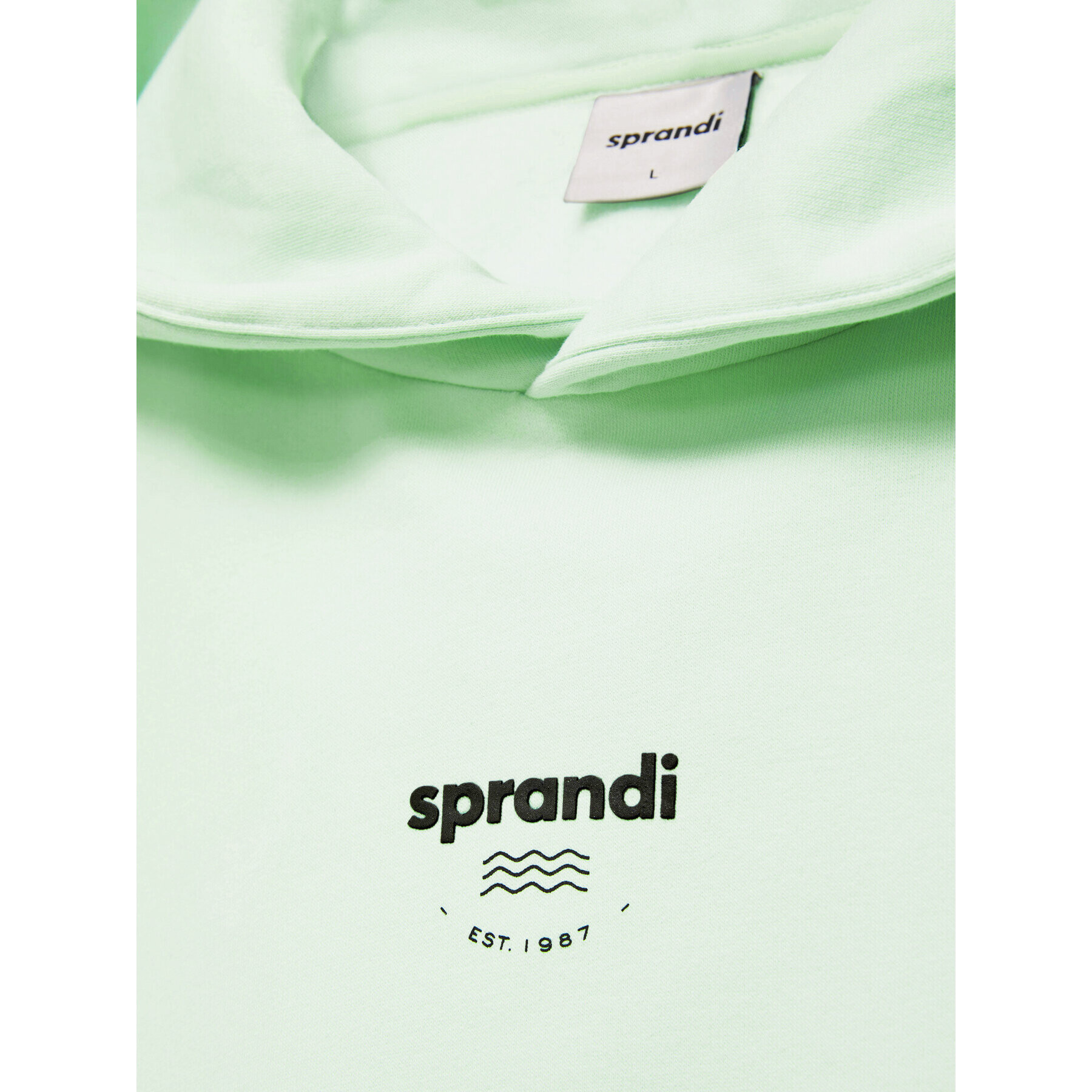 Sprandi Суитшърт SP22-BJM001 Зелен Relaxed Fit - Pepit.bg