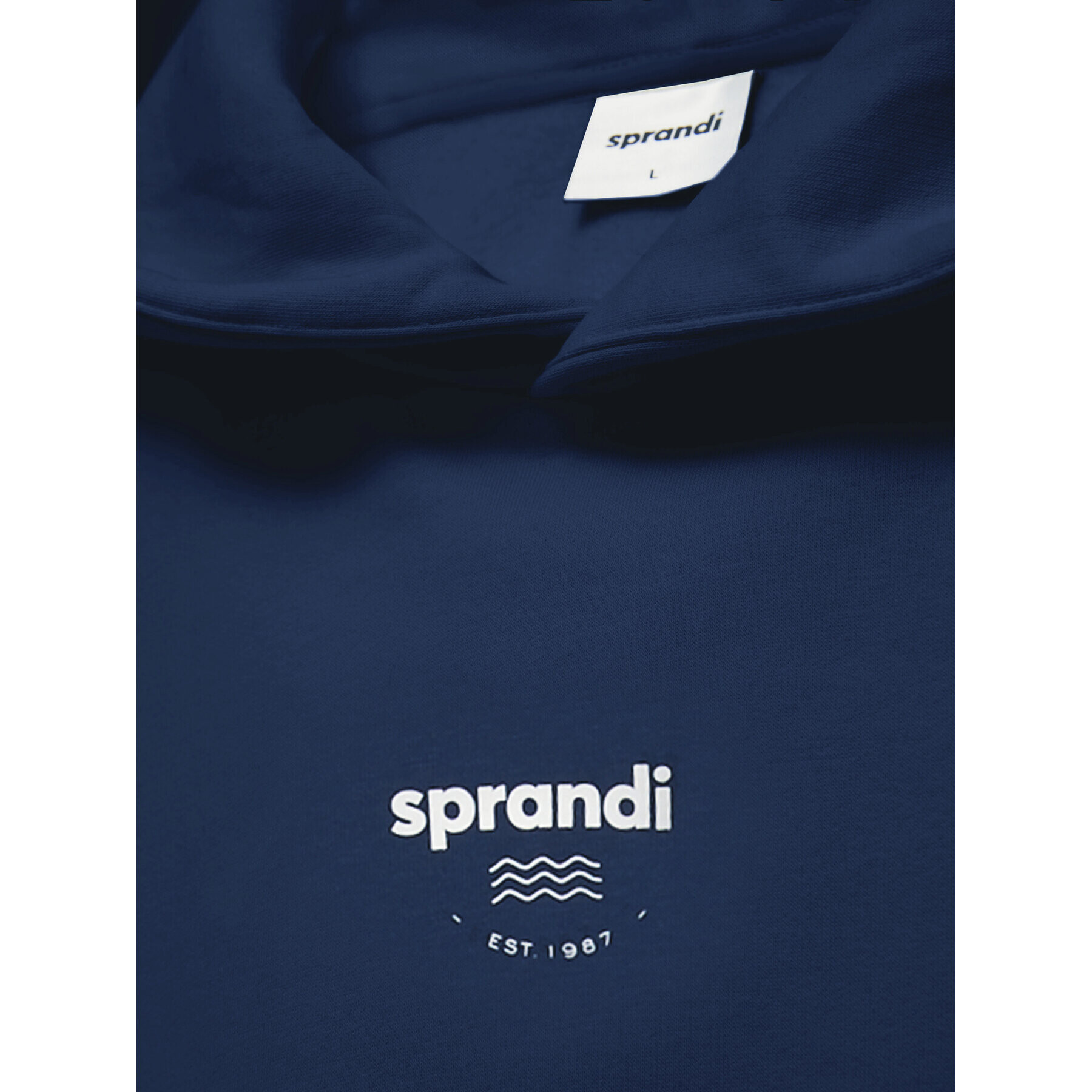 Sprandi Суитшърт SP22-BJM002 Тъмносин Relaxed Fit - Pepit.bg