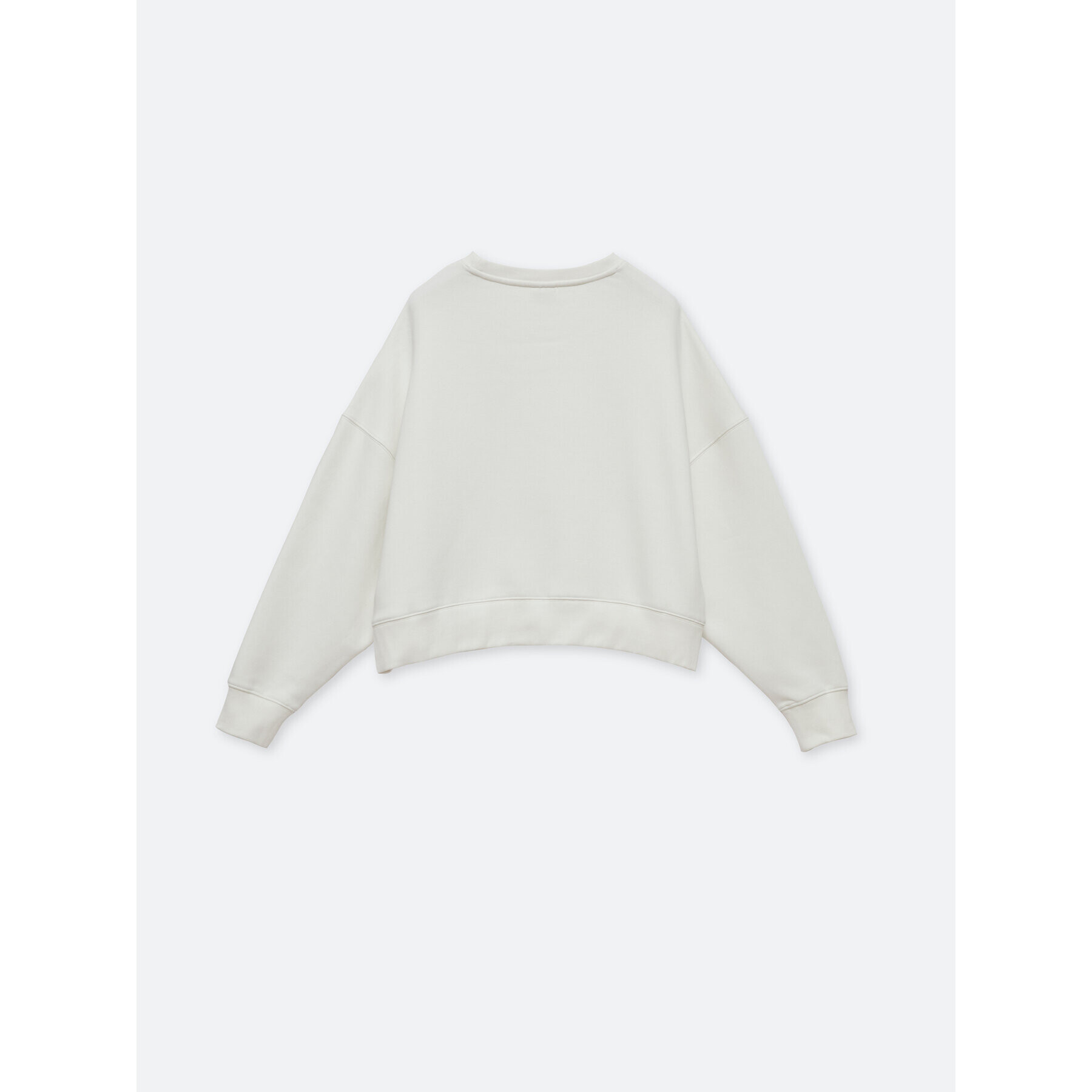 Sprandi Суитшърт SP22-BLD102 Бял Relaxed Fit - Pepit.bg