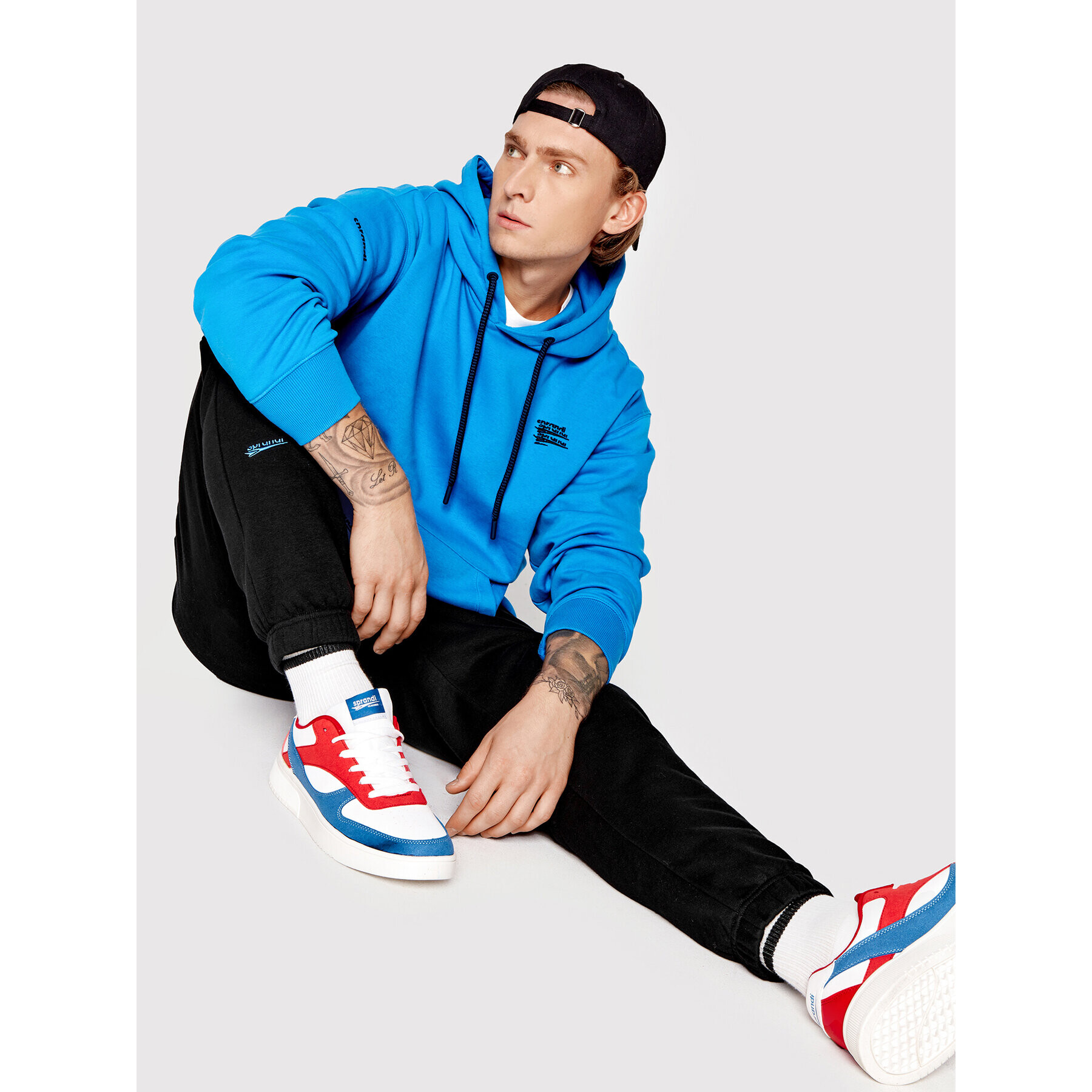 Sprandi Суитшърт SP22-BLM521 Син Regular Fit - Pepit.bg