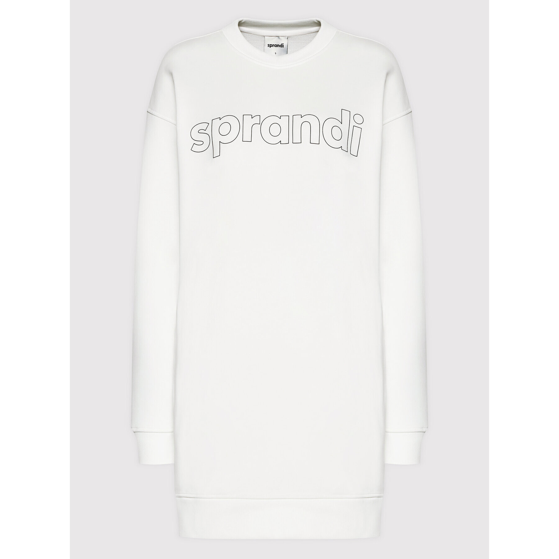 Sprandi Суитшърт SP22-SUD001 Бял Relaxed Fit - Pepit.bg
