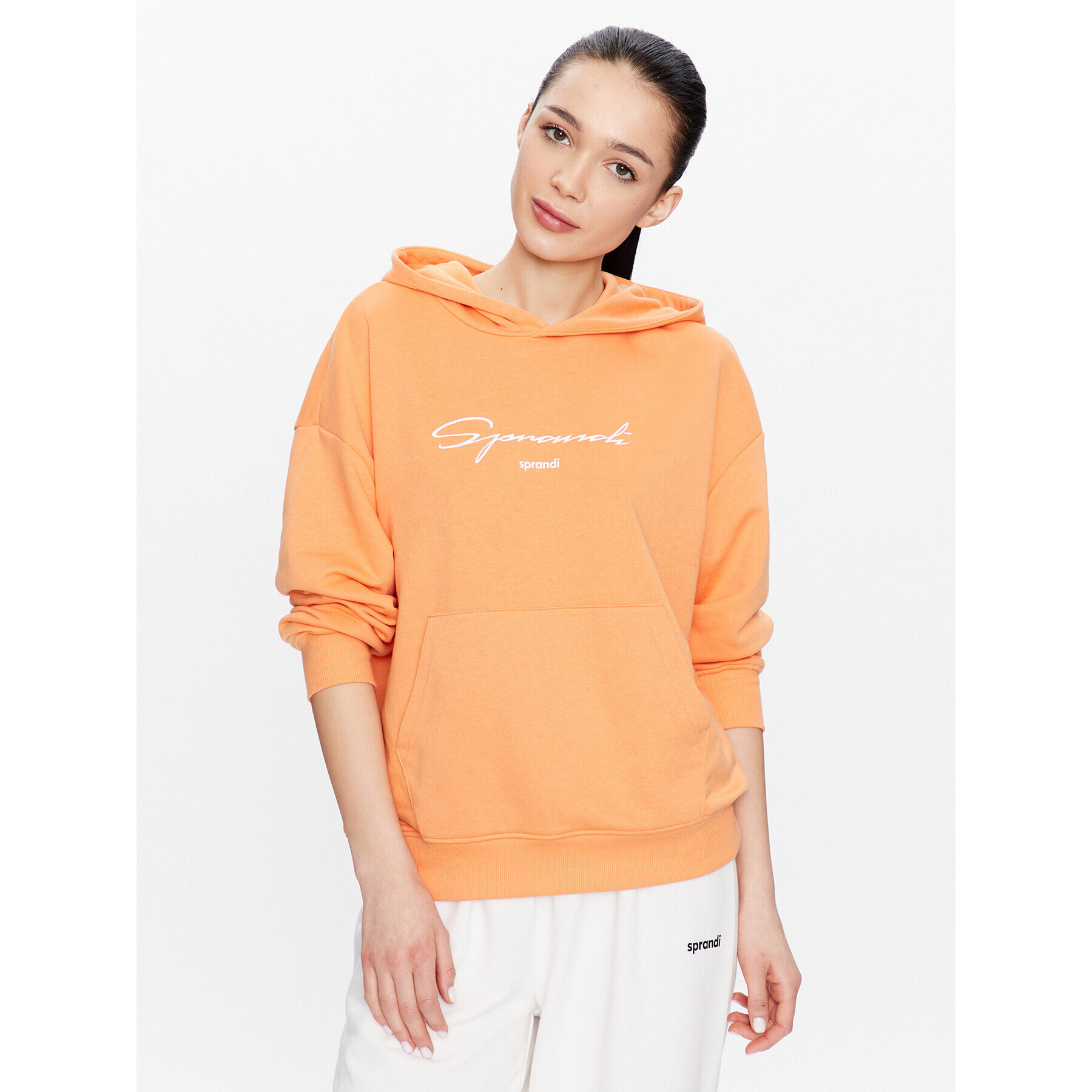 Sprandi Суитшърт SP3-BLD013 Оранжев Regular Fit - Pepit.bg