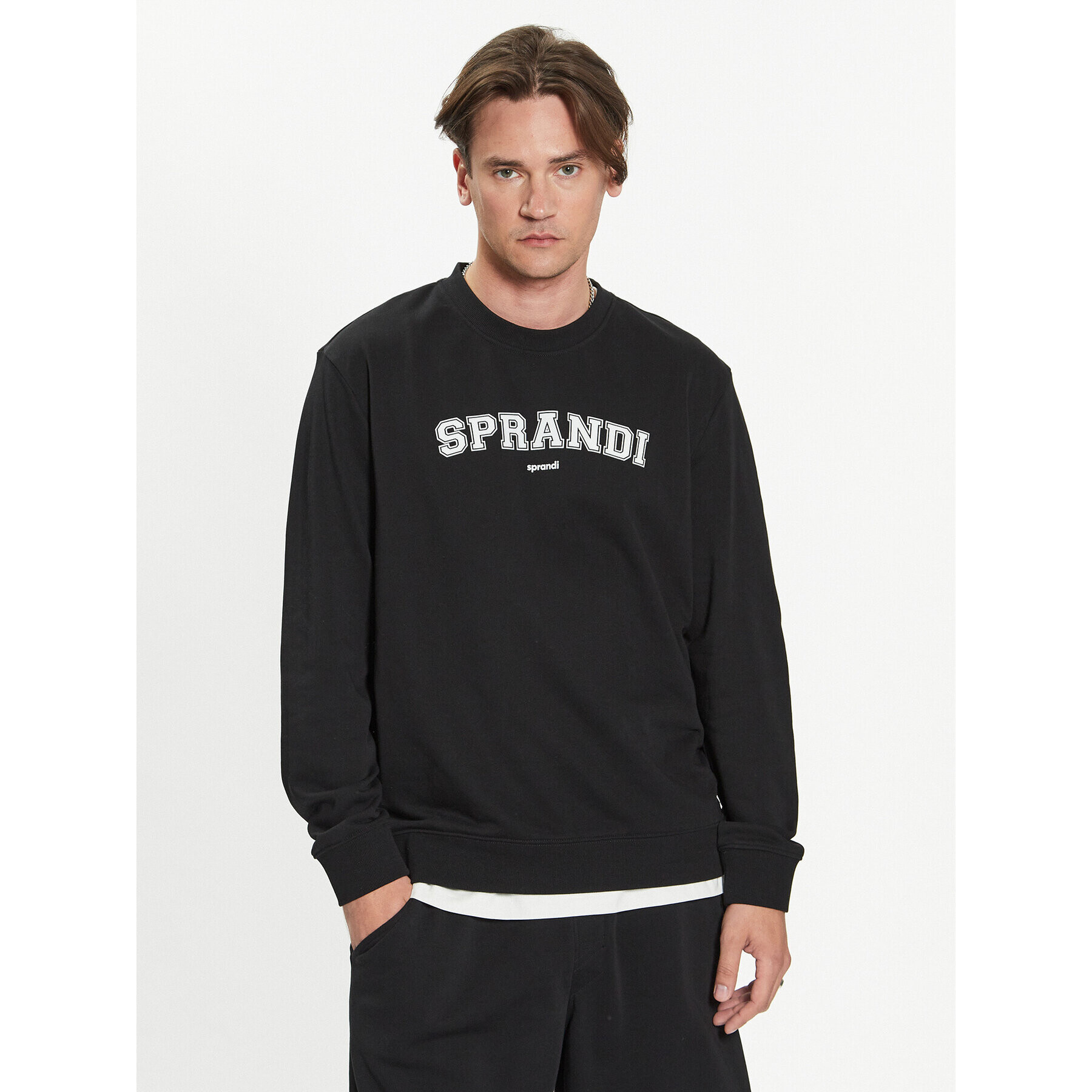 Sprandi Суитшърт SP3-BLM040 Черен Regular Fit - Pepit.bg