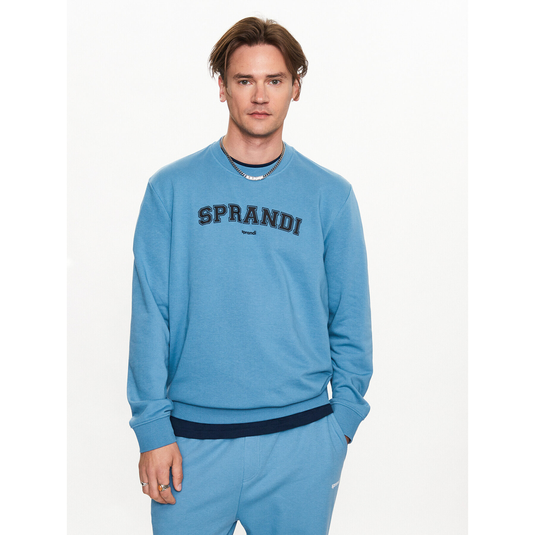 Sprandi Суитшърт SP3-BLM041 Син Regular Fit - Pepit.bg