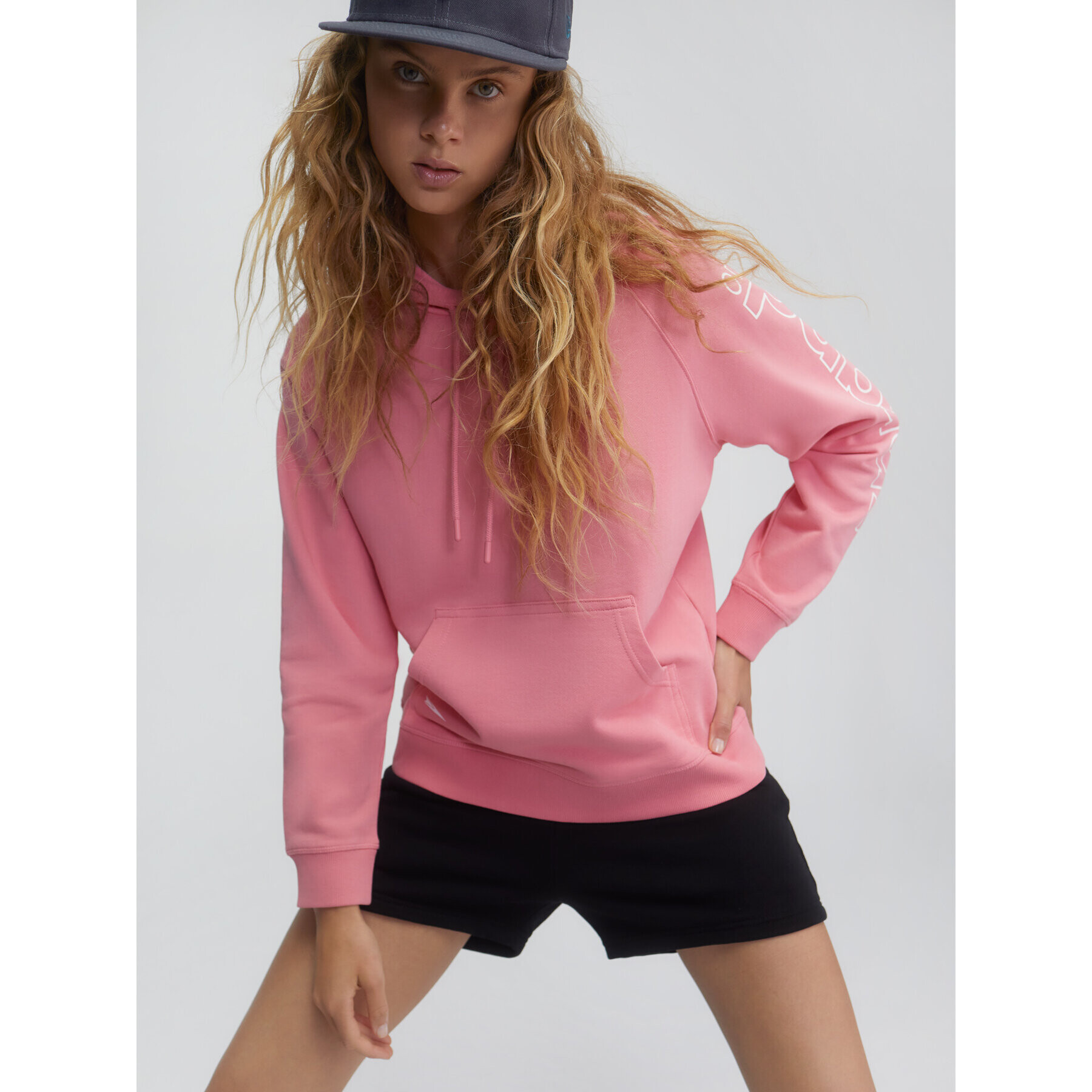 Sprandi Суитшърт SS21-BLD012 Розов Regular Fit - Pepit.bg
