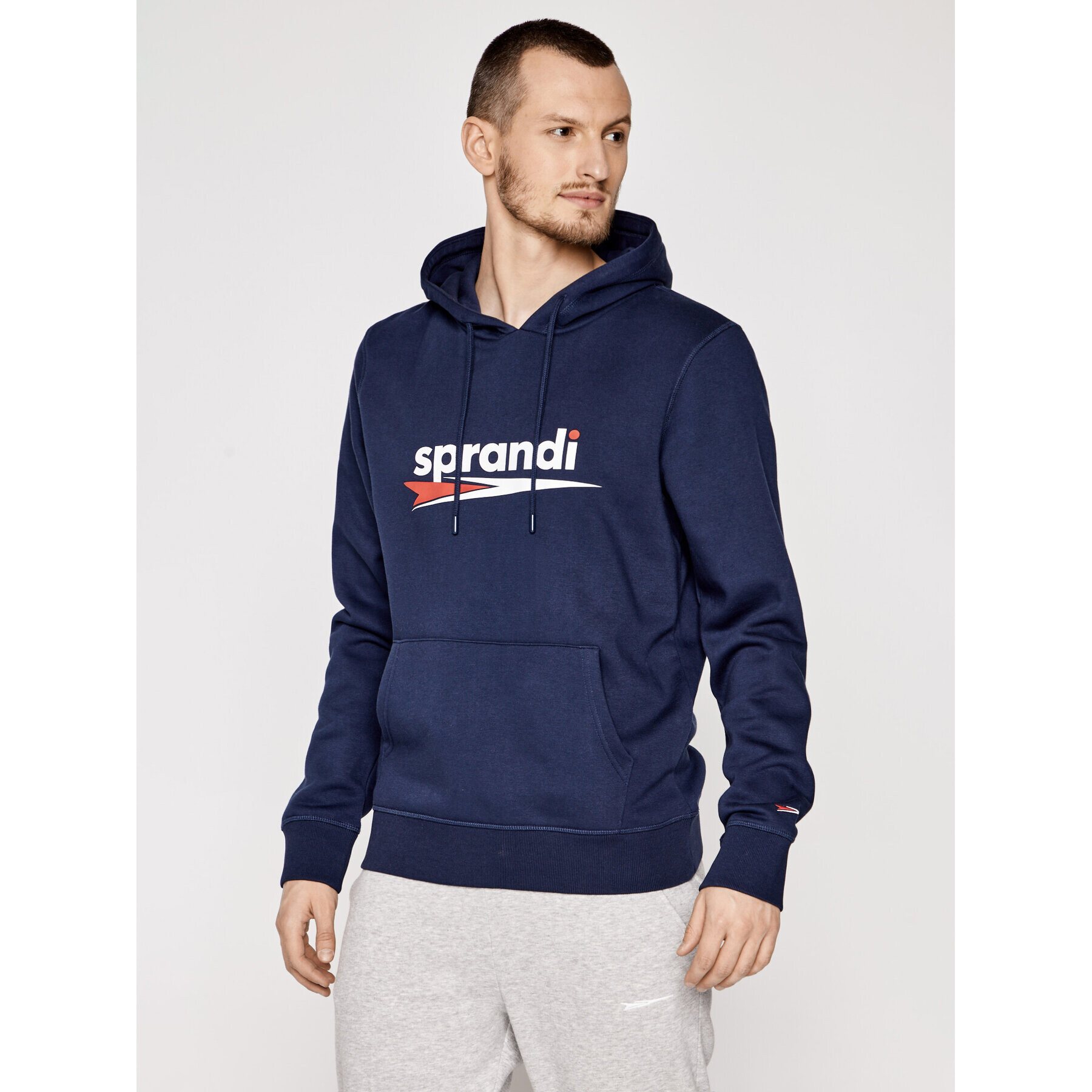 Sprandi Суитшърт SS21-BLM001 Тъмносин Regular Fit - Pepit.bg