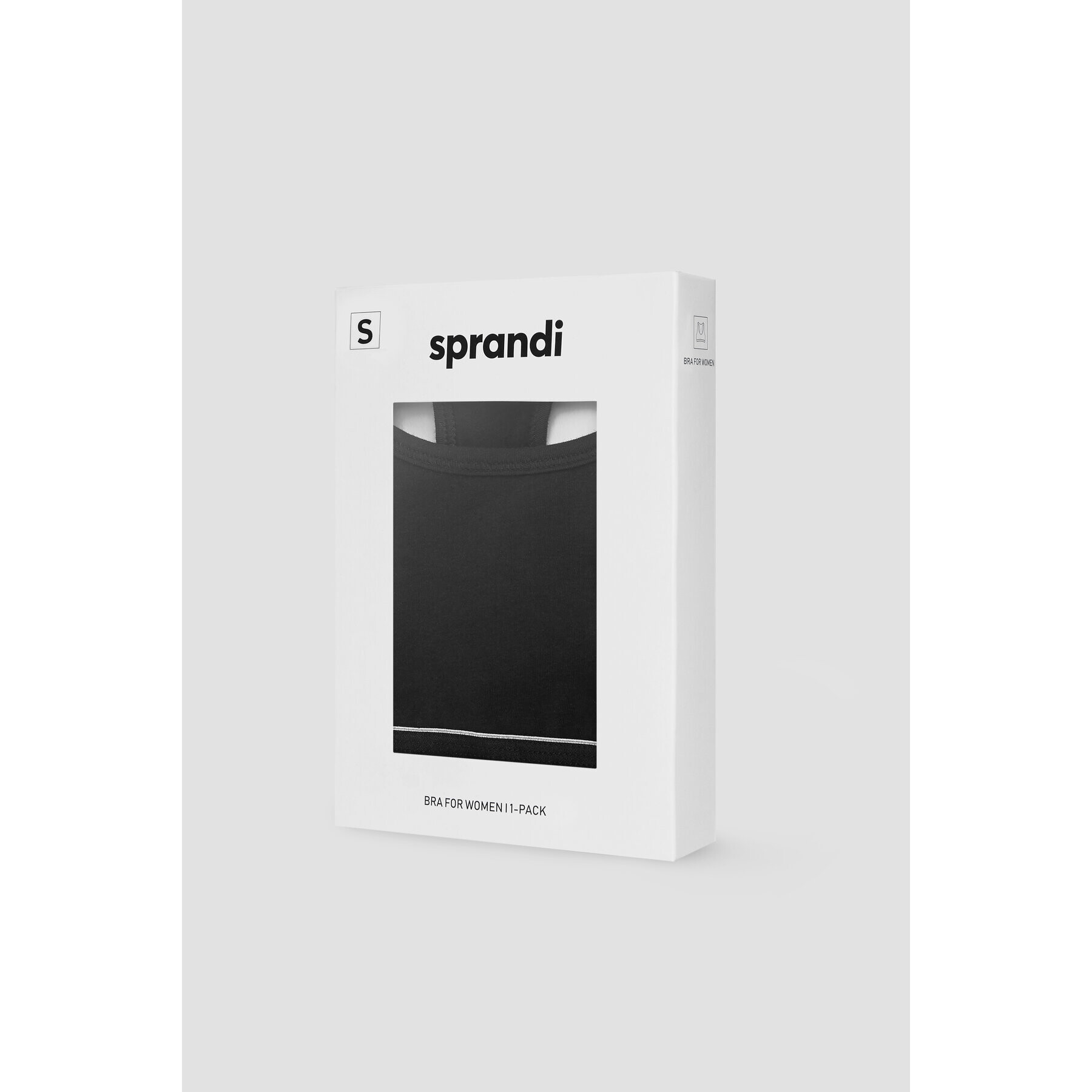 Sprandi Сутиен-топ SS21-BRA001 Черен - Pepit.bg