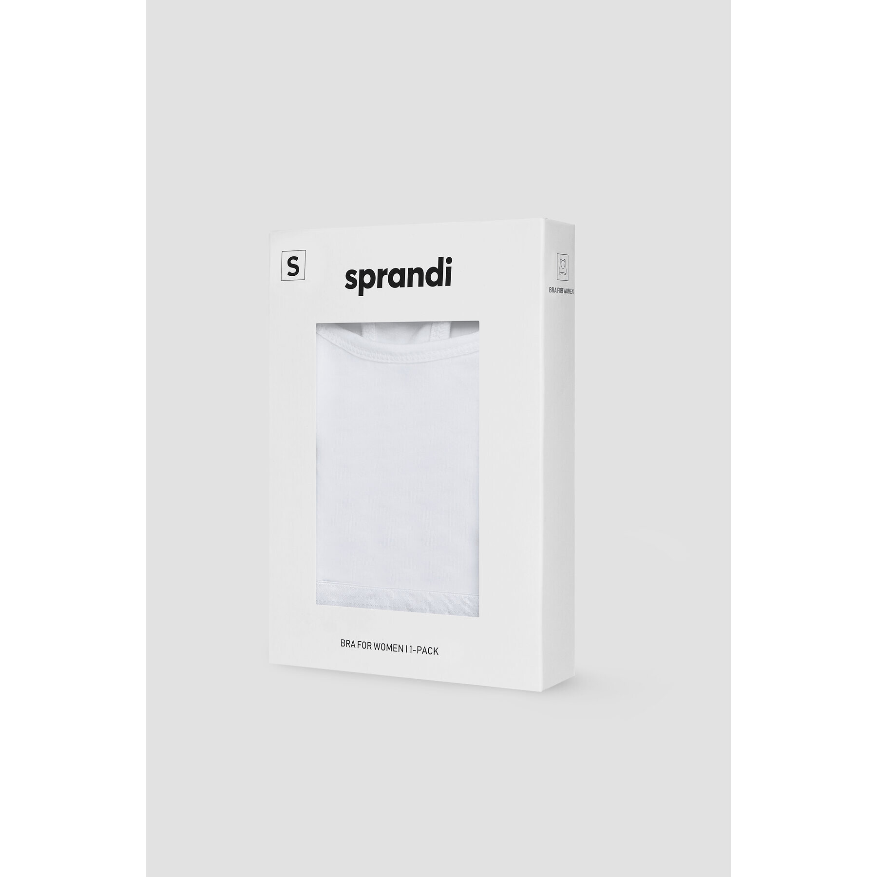 Sprandi Сутиен-топ SS21-BRA002 Бял - Pepit.bg