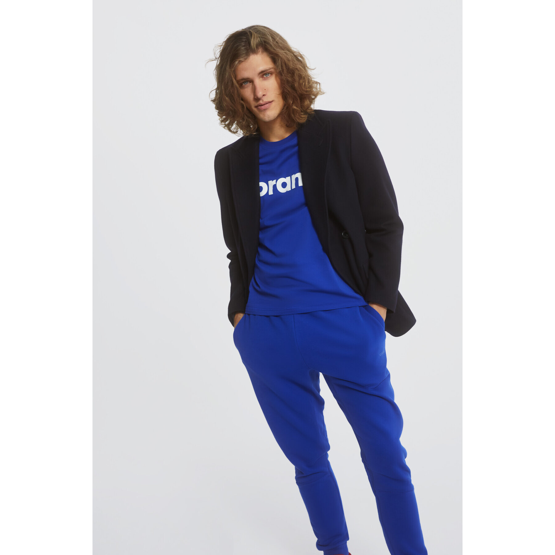 Sprandi Тишърт AW21-TSM004 Син Regular Fit - Pepit.bg