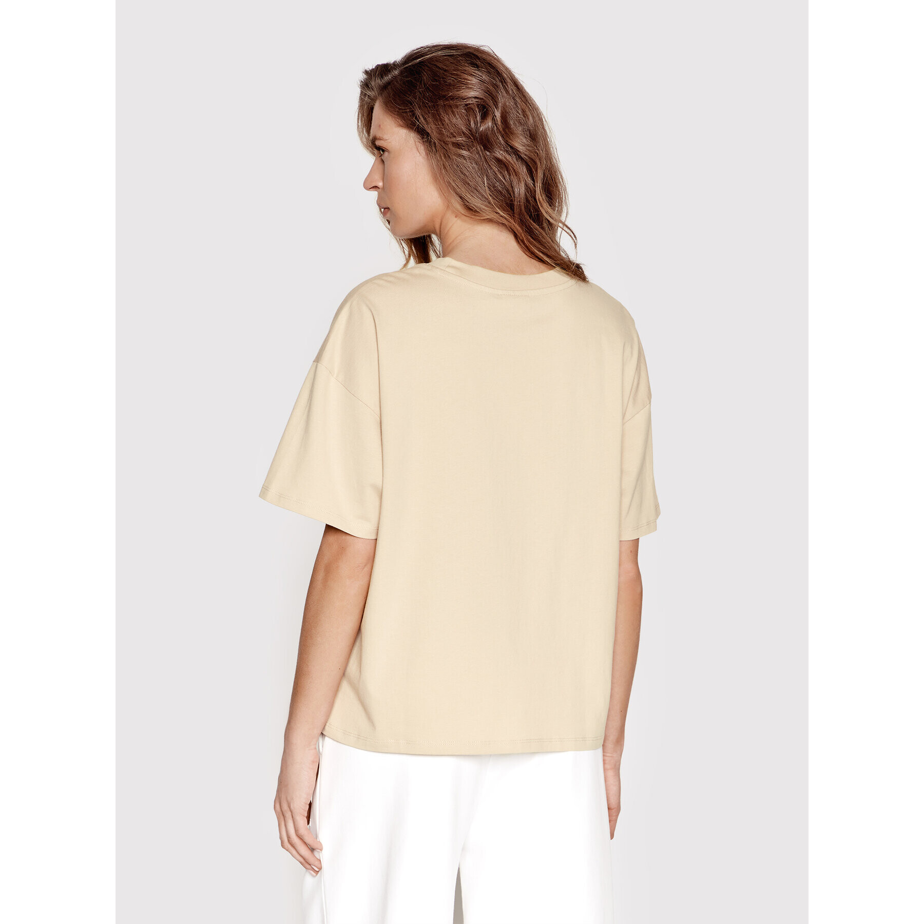 Sprandi Тишърт SP22-TSD011 Бежов Relaxed Fit - Pepit.bg