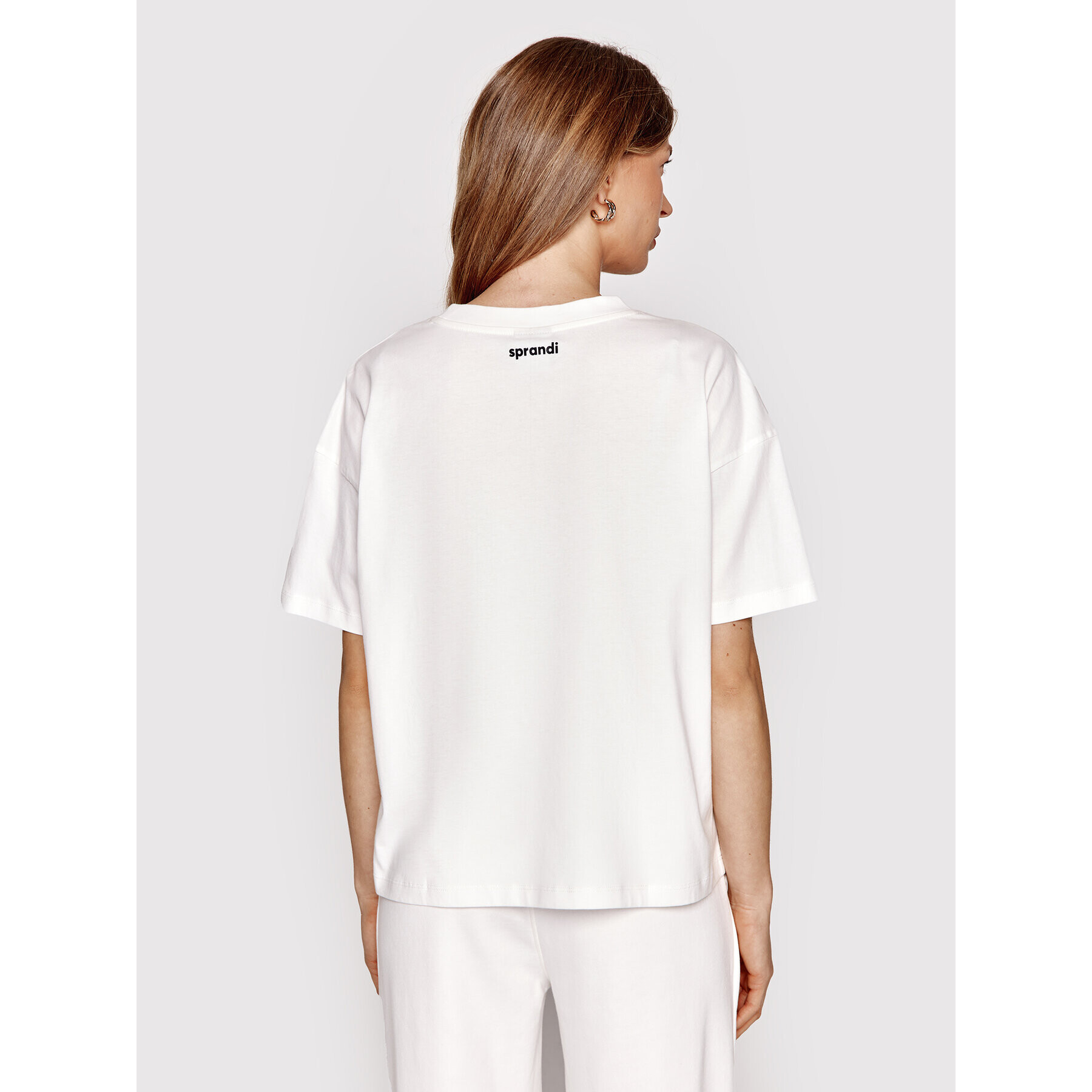 Sprandi Тишърт SP22-TSD520 Бял Regular Fit - Pepit.bg
