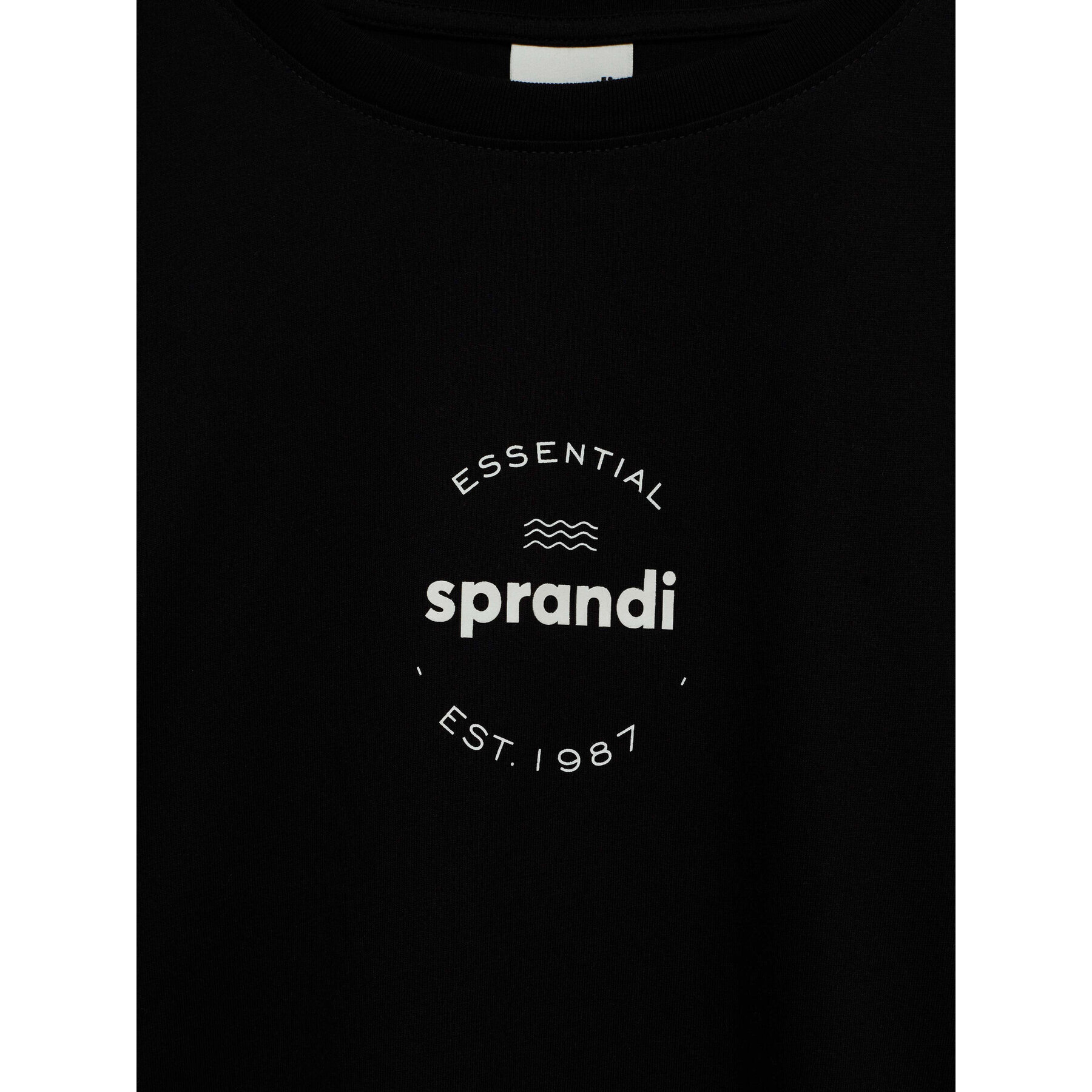 Sprandi Тишърт SP22-TSM003 Черен Regular Fit - Pepit.bg