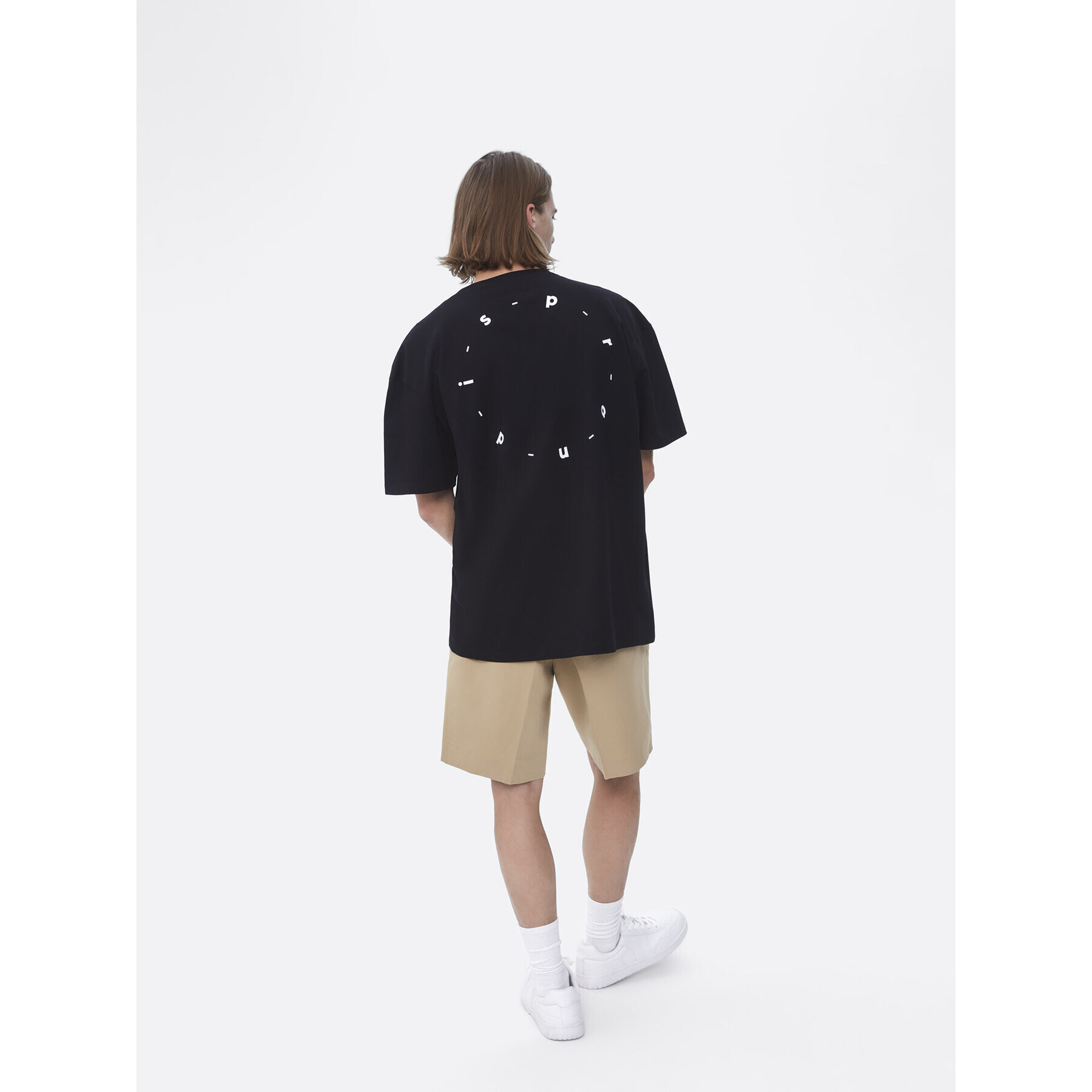 Sprandi Тишърт SP22-TSM100 Черен Relaxed Fit - Pepit.bg