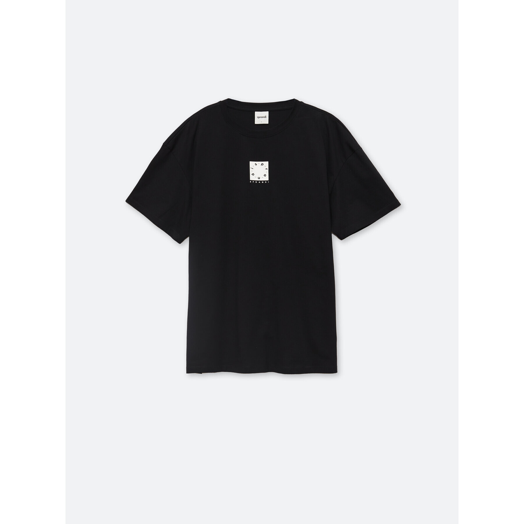 Sprandi Тишърт SP22-TSM100 Черен Relaxed Fit - Pepit.bg