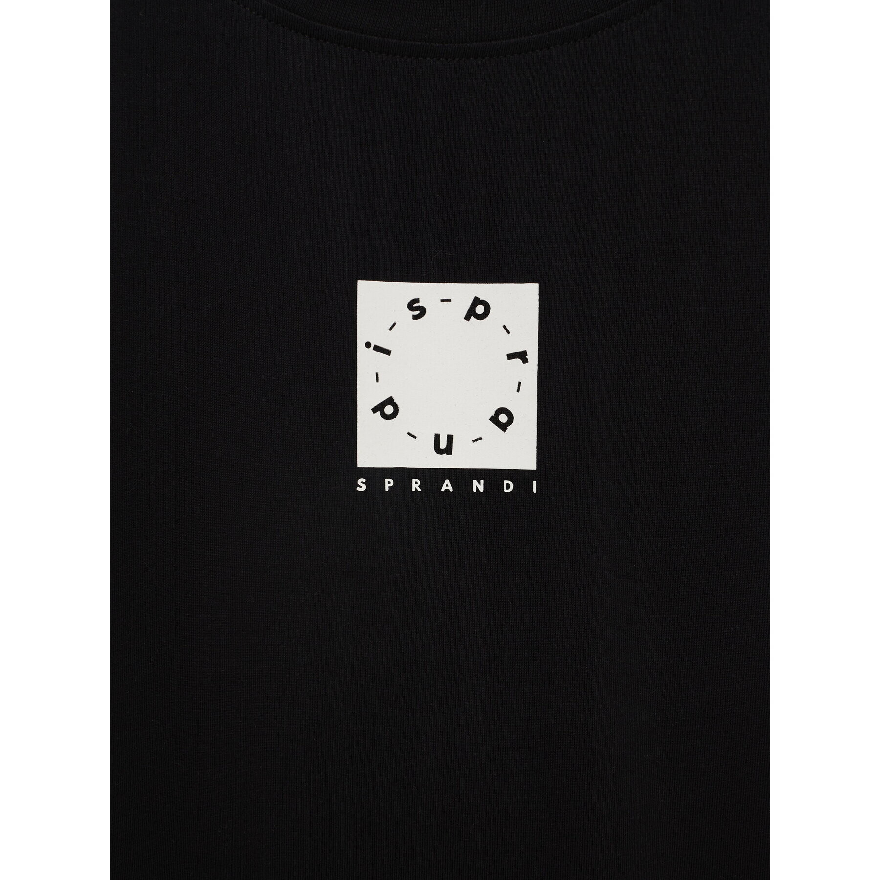 Sprandi Тишърт SP22-TSM100 Черен Relaxed Fit - Pepit.bg