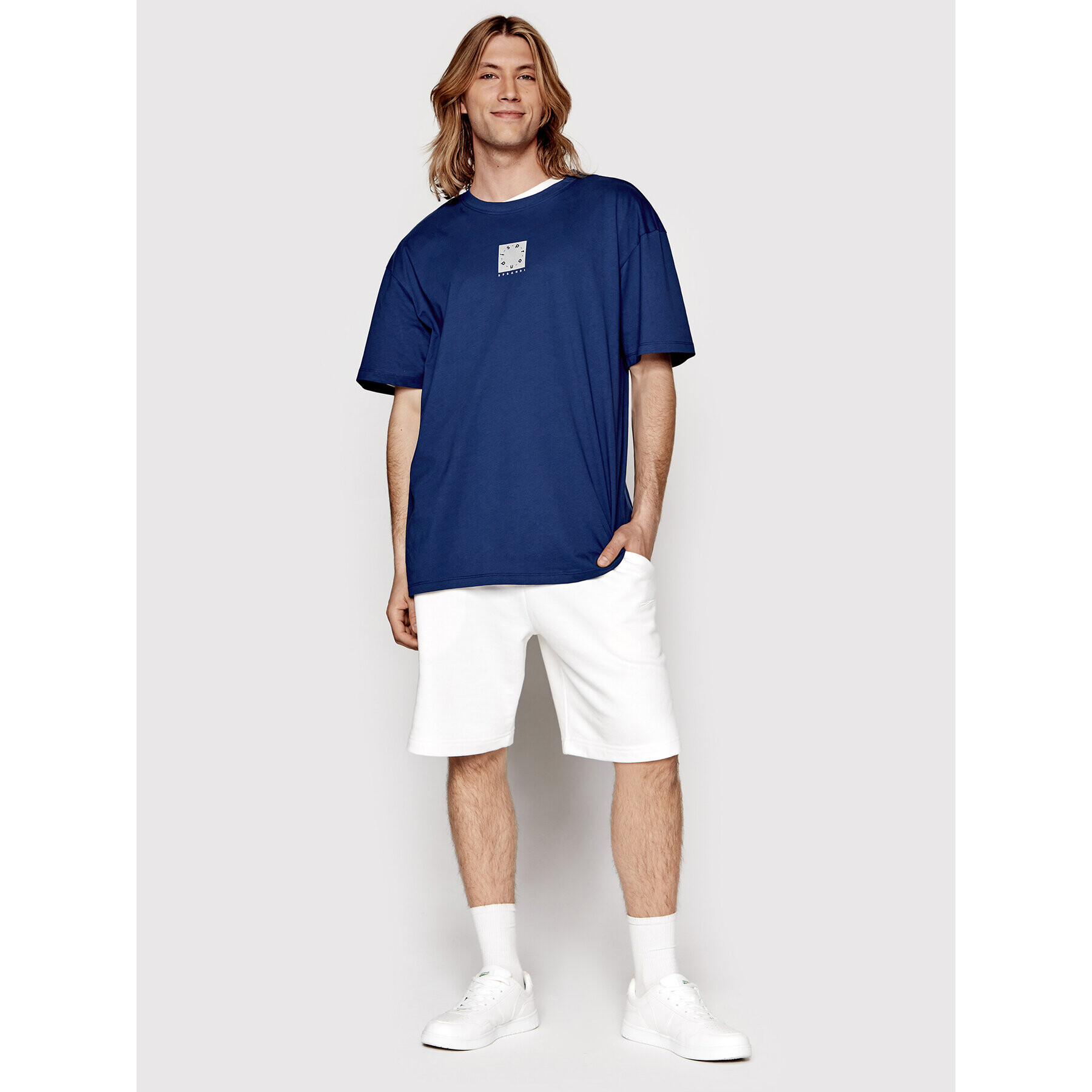 Sprandi Тишърт SP22-TSM103 Син Relaxed Fit - Pepit.bg