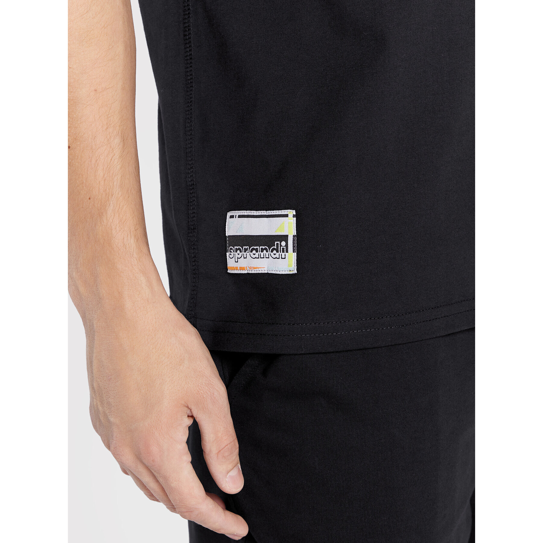 Sprandi Тишърт SP22-TSM200 Черен Regular Fit - Pepit.bg