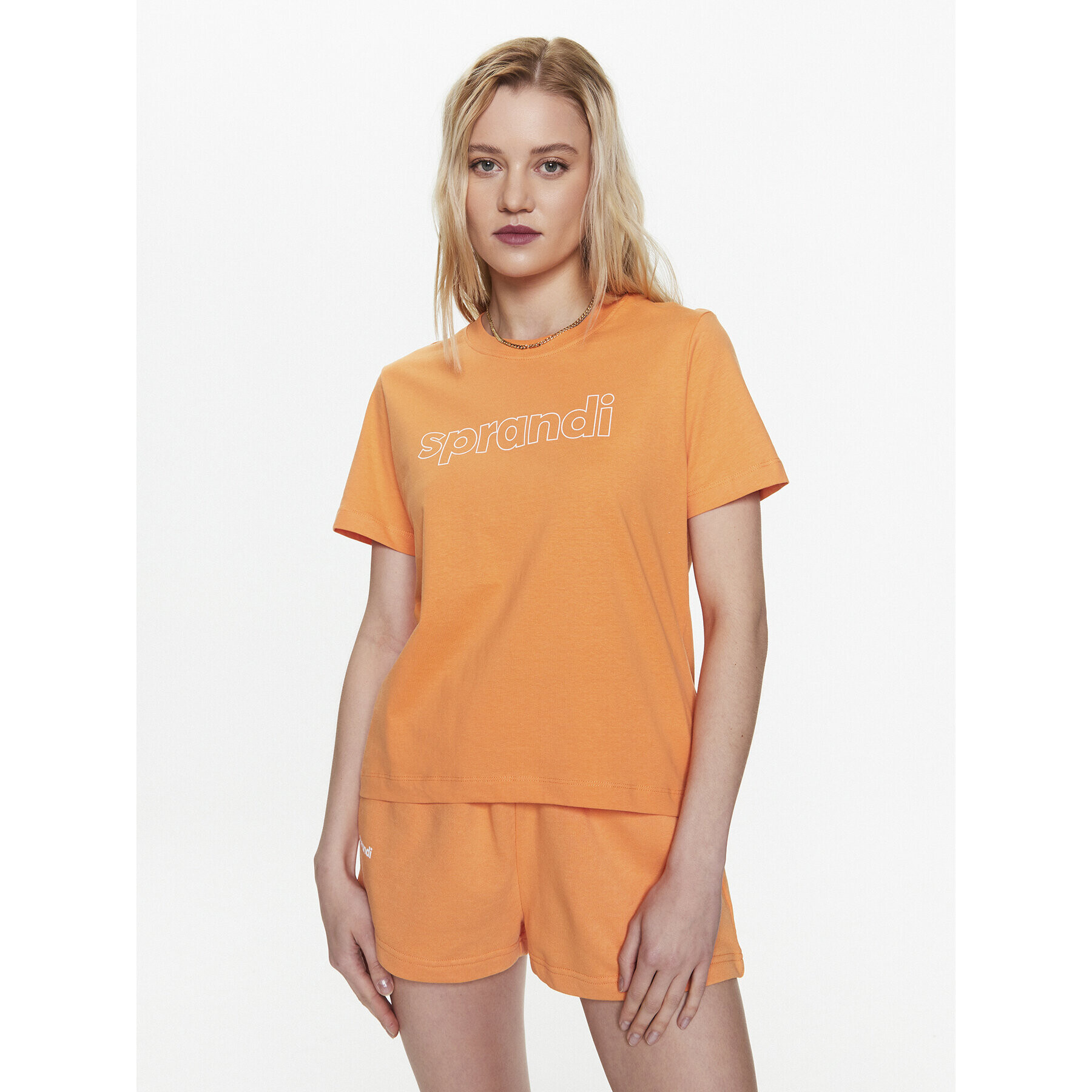Sprandi Тишърт SP3-TSD031 Оранжев Relaxed Fit - Pepit.bg