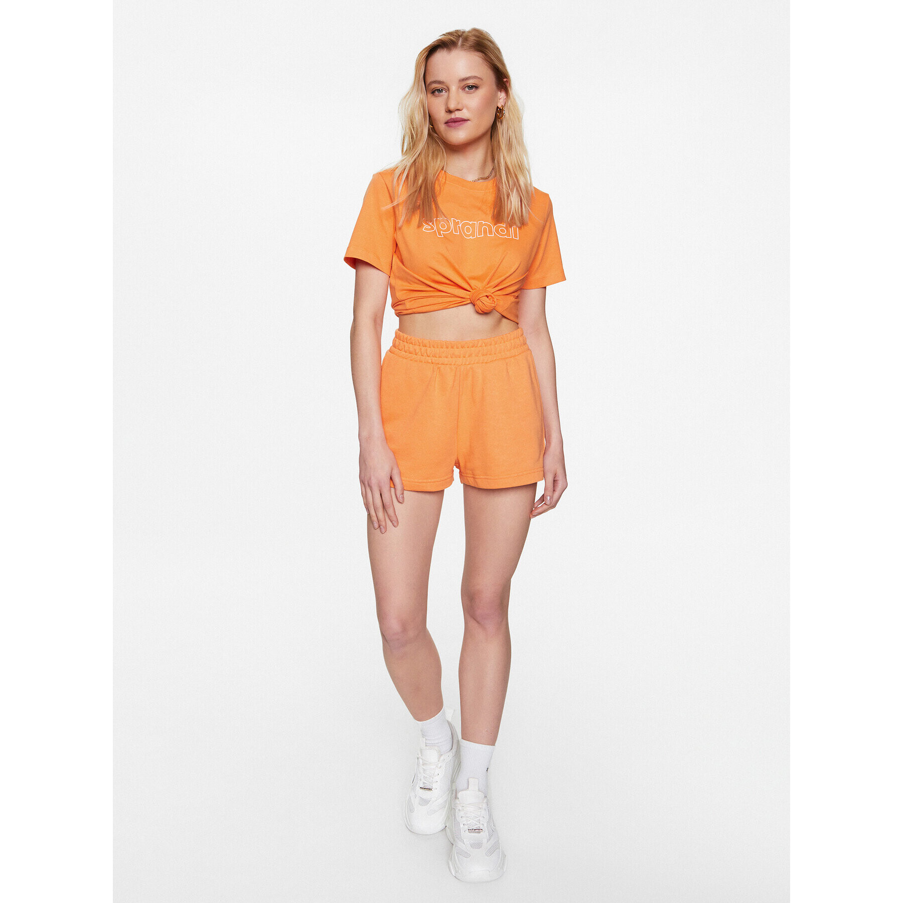 Sprandi Тишърт SP3-TSD031 Оранжев Relaxed Fit - Pepit.bg