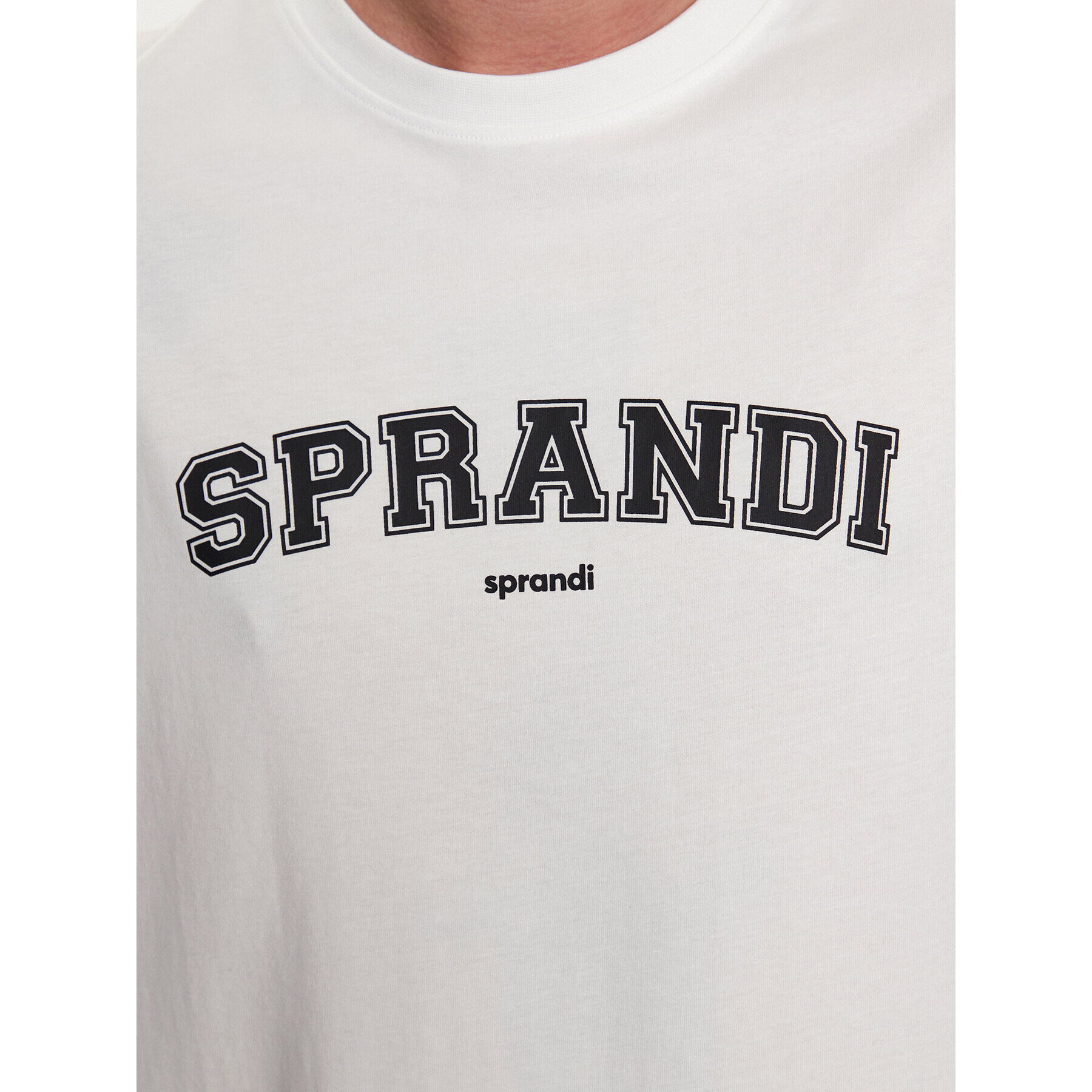 Sprandi Тишърт SP3-TSM011 Бял Regular Fit - Pepit.bg