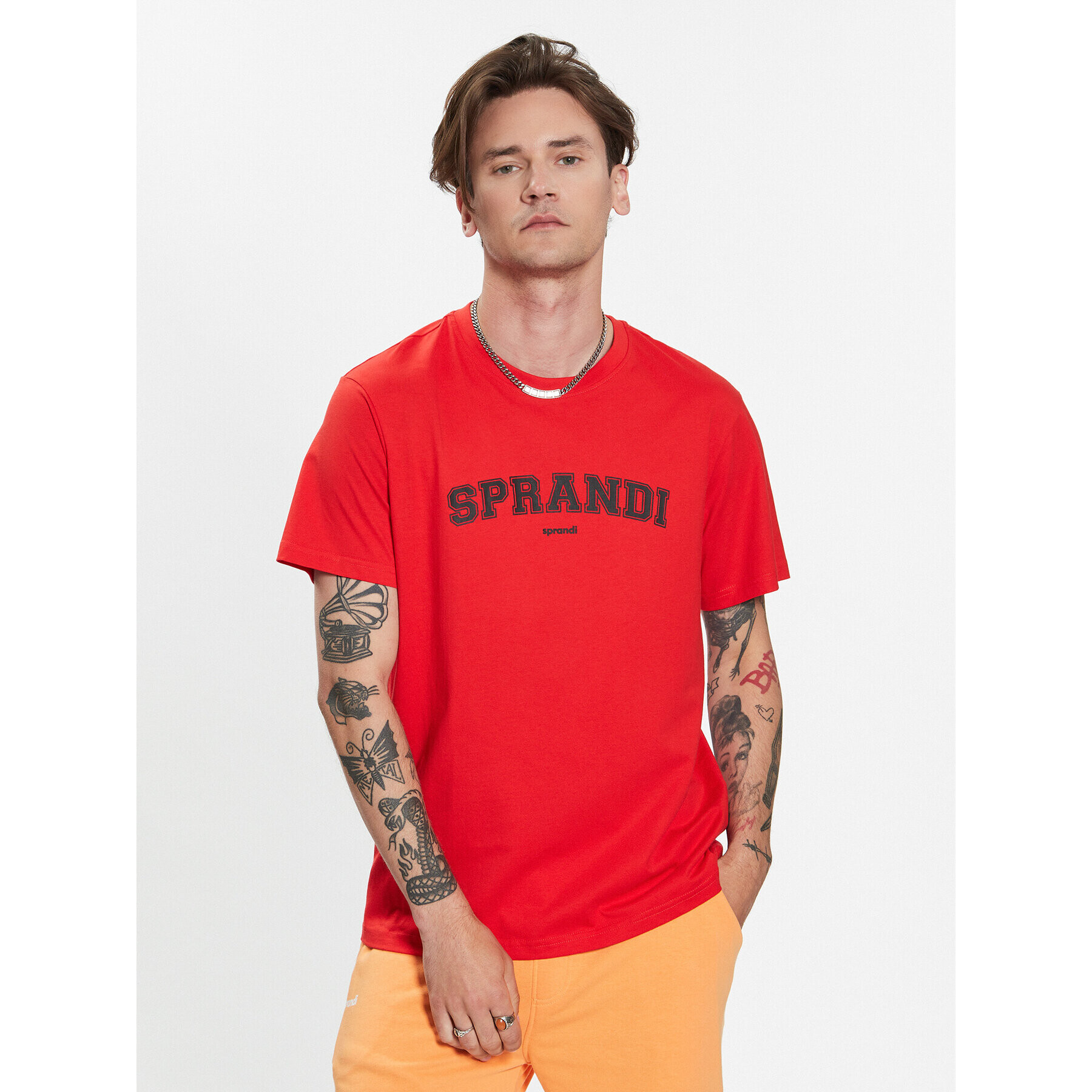 Sprandi Тишърт SP3-TSM014 Червен Regular Fit - Pepit.bg