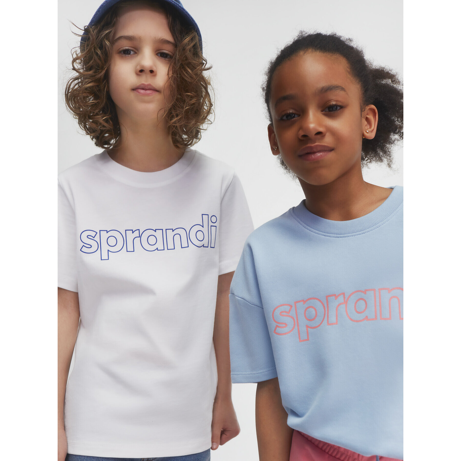 Sprandi Тишърт SS21-TSG002 Син Relaxed Fit - Pepit.bg