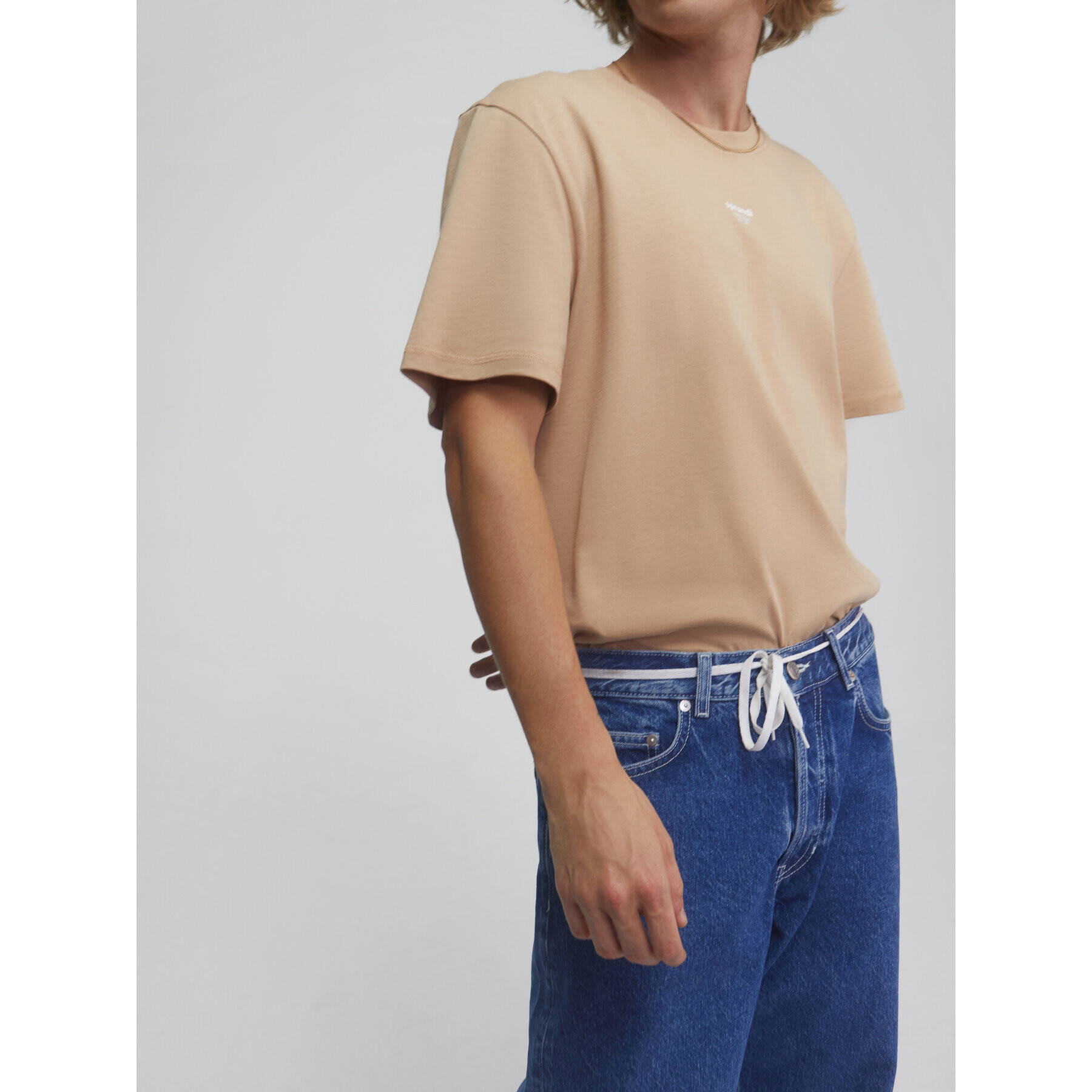 Sprandi Тишърт SS21-TSM006 Бежов Regular Fit - Pepit.bg
