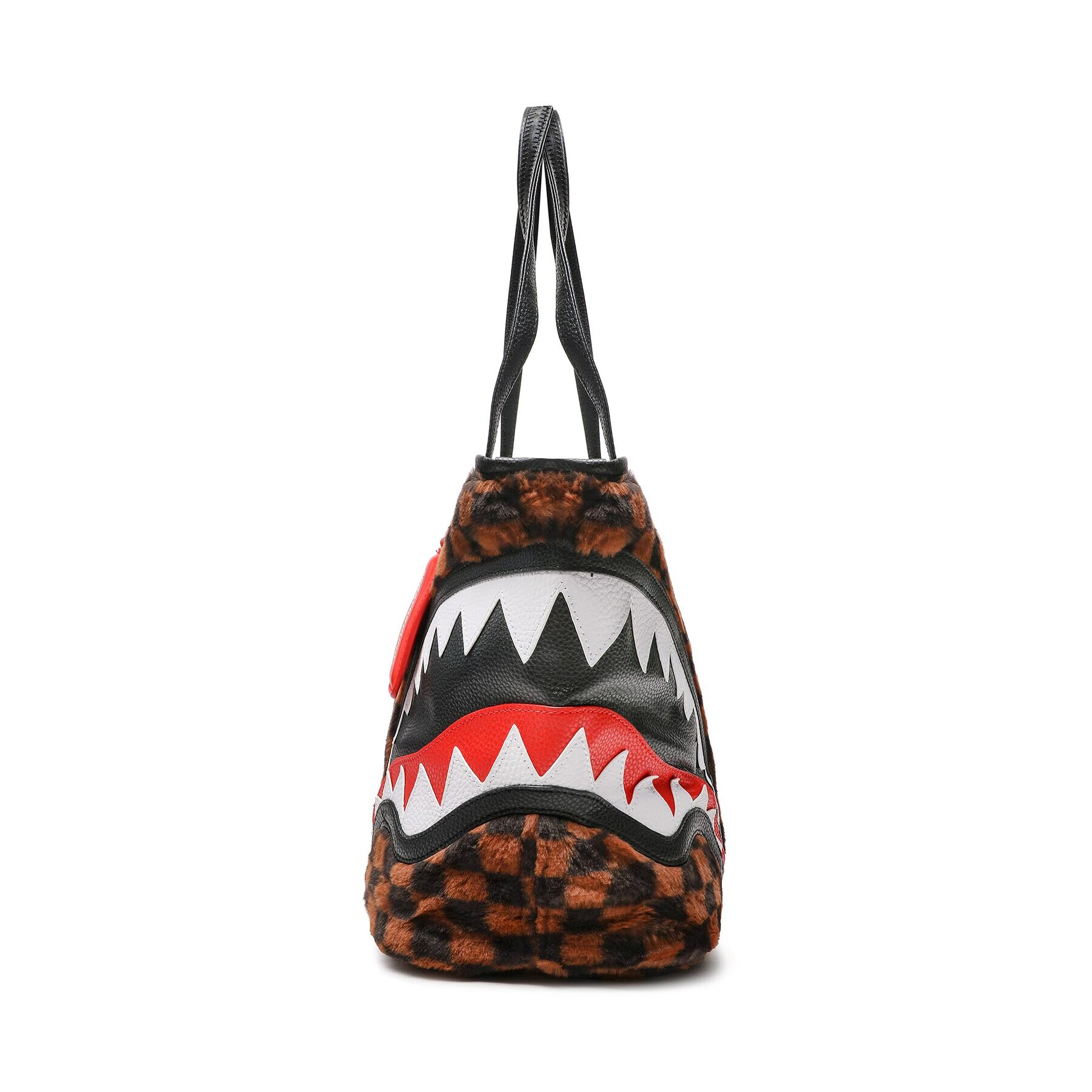 SPRAYGROUND Дамска чанта Fur Sharks In Paris Tote 910T4935NSZ Кафяв - Pepit.bg