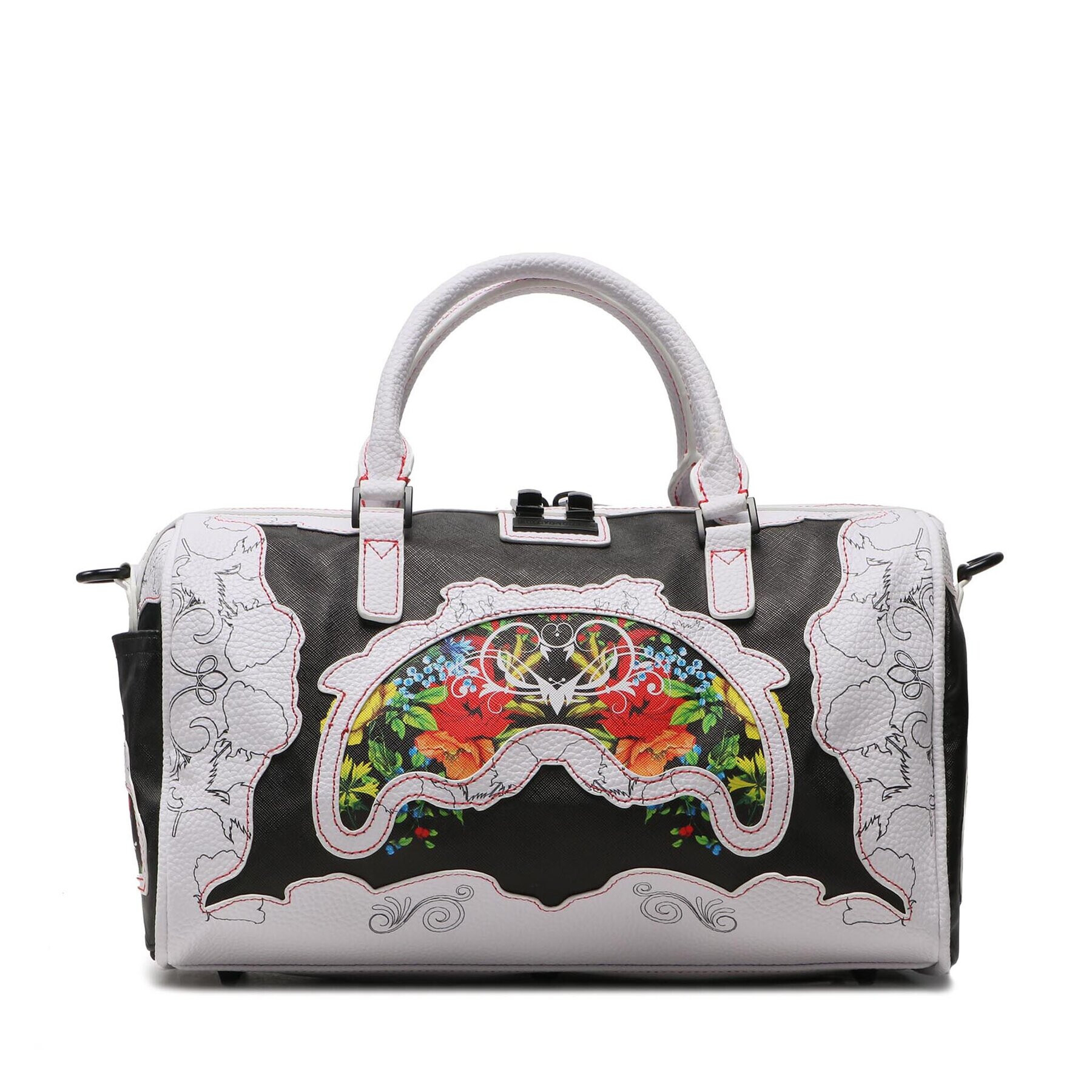 SPRAYGROUND Дамска чанта The Floral Cut Mini Duffle 910D4276NSZ Черен - Pepit.bg