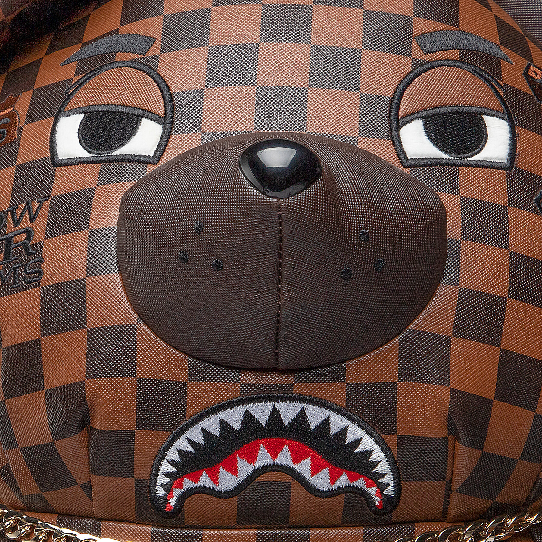 SPRAYGROUND Раница Teddybear Checkered 910B4409NSZ Кафяв - Pepit.bg