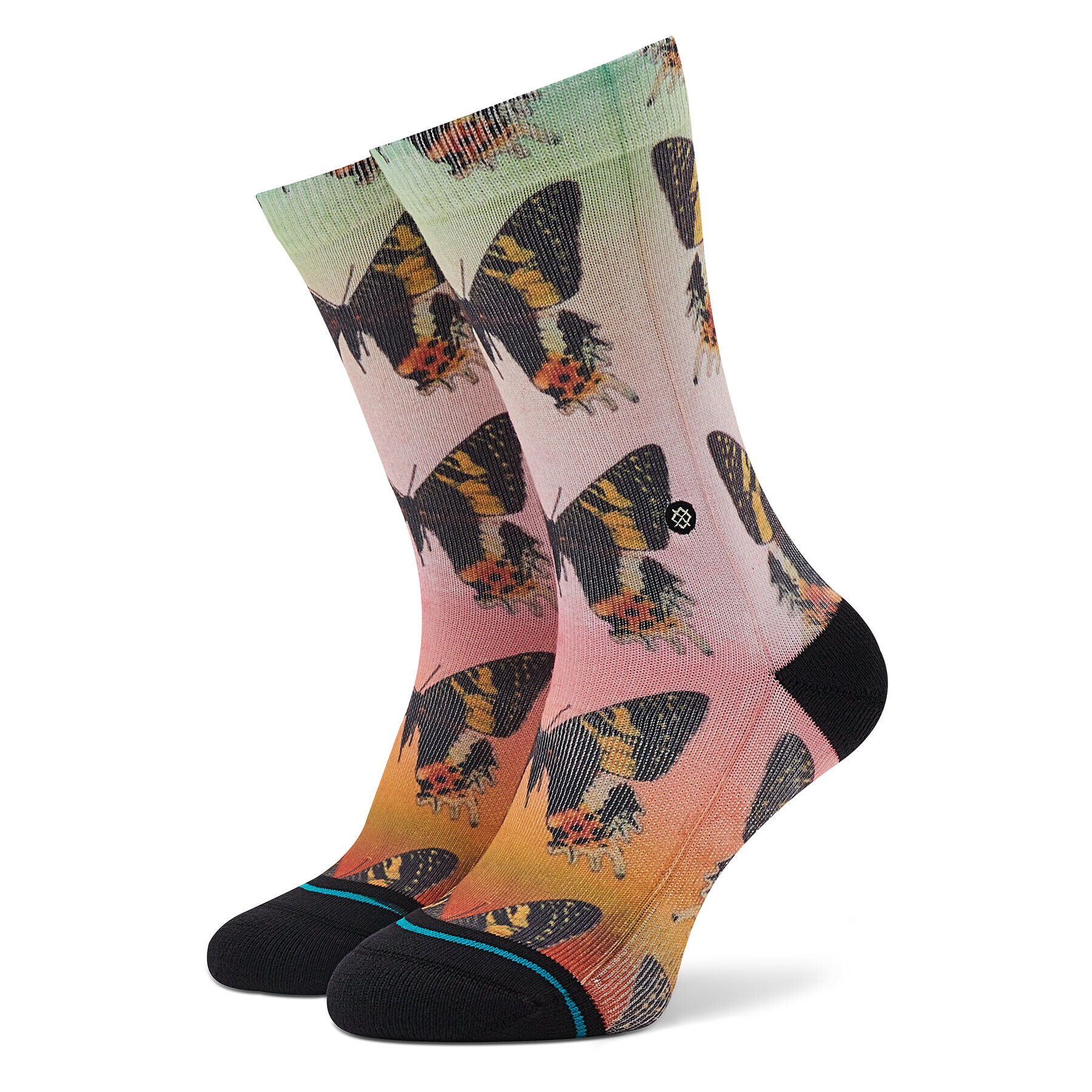 Stance Чорапи дълги дамски Aflutter Crew W555C22AFL Цветен - Pepit.bg