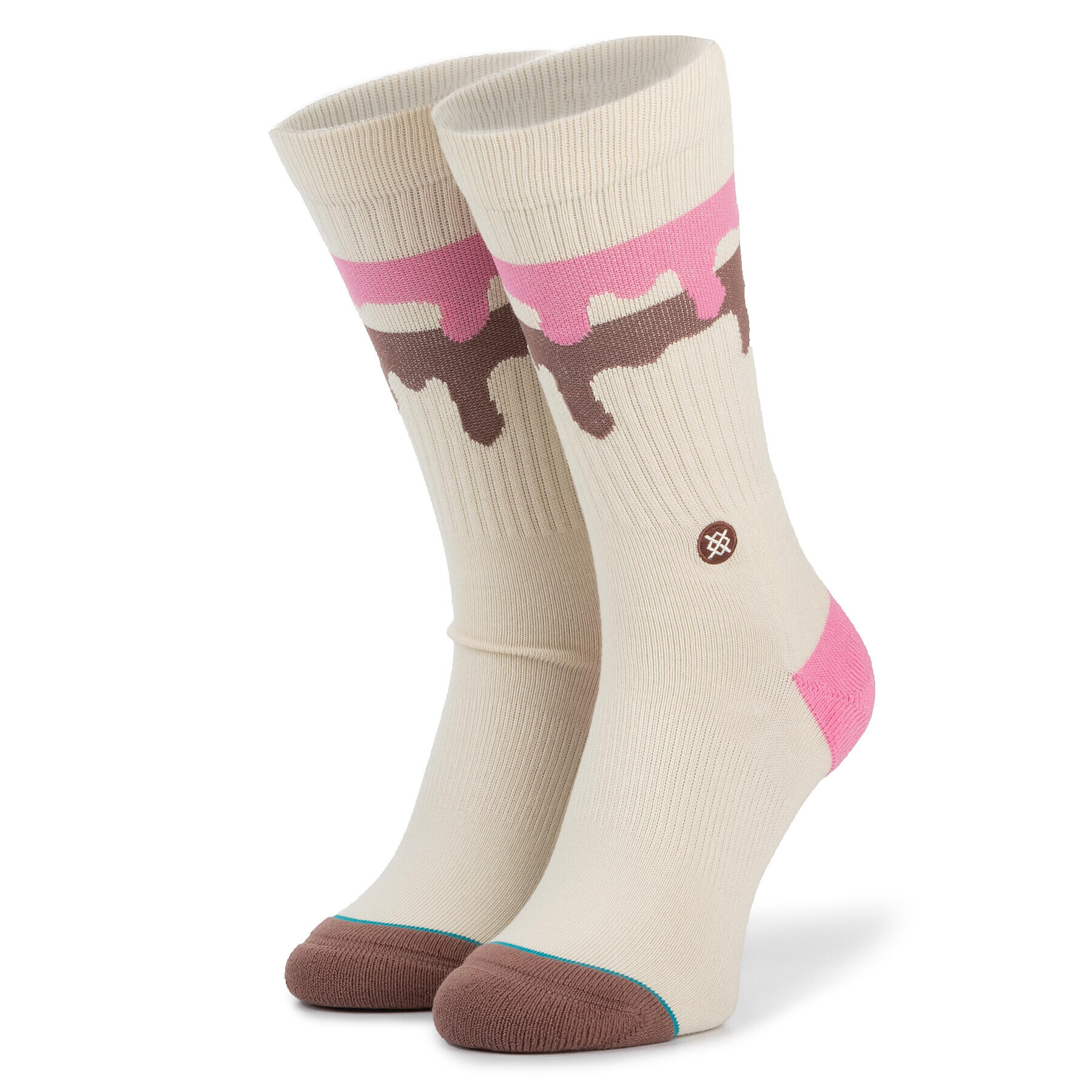 Stance Дълги чорапи unisex Melt Down M556C18MED Бежов - Pepit.bg