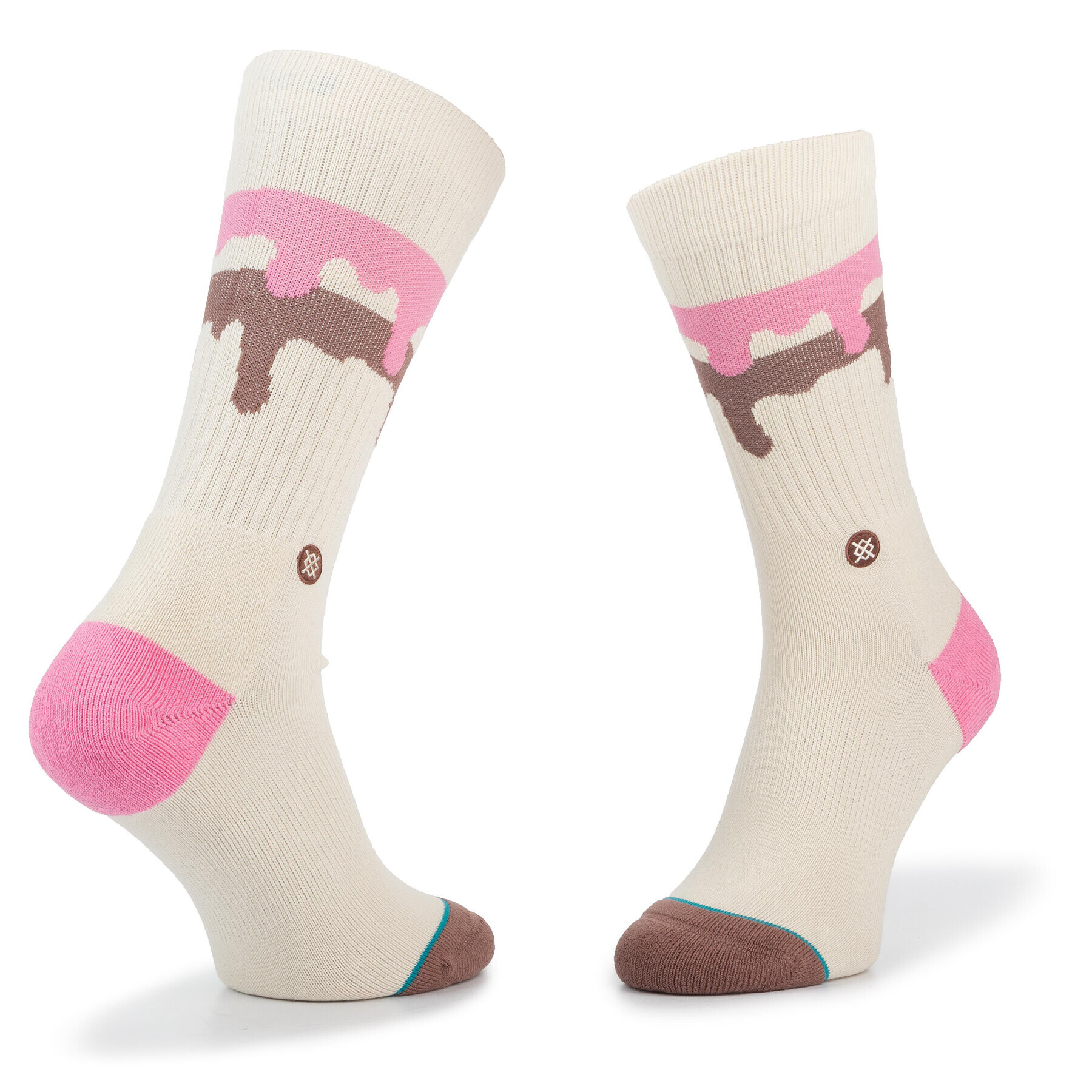 Stance Дълги чорапи unisex Melt Down M556C18MED Бежов - Pepit.bg