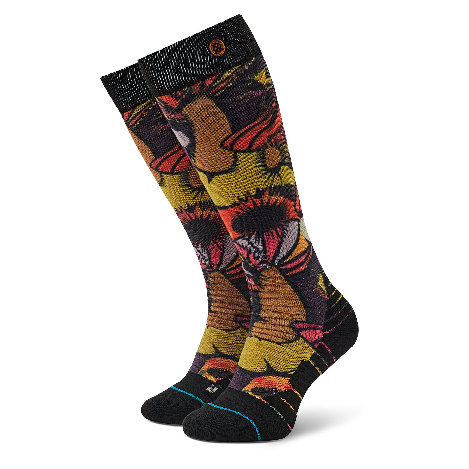 Stance Дълги чорапи unisex Mushies A758C22MUS Цветен - Pepit.bg