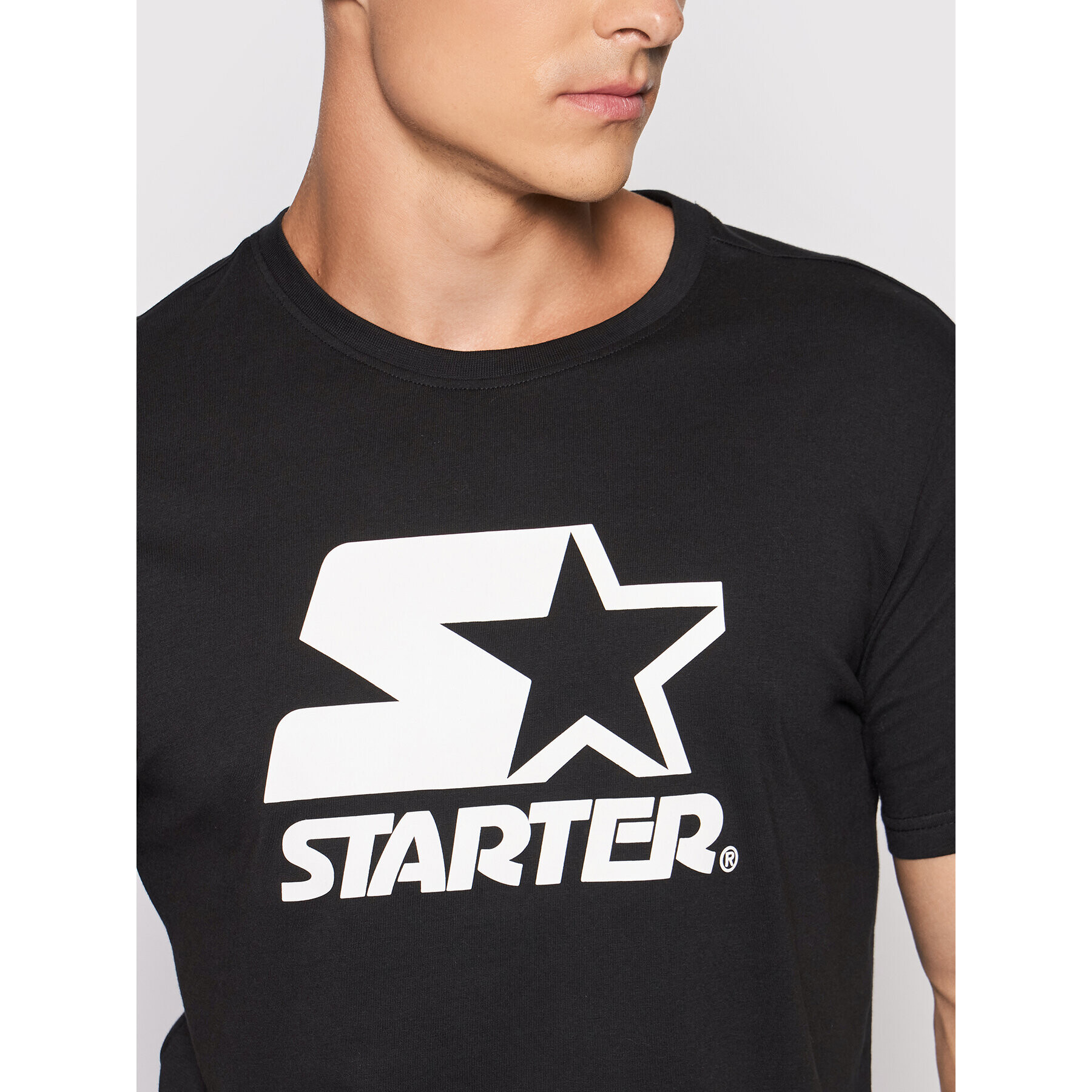 Starter Тишърт SMG-008-BD Черен Regular Fit - Pepit.bg