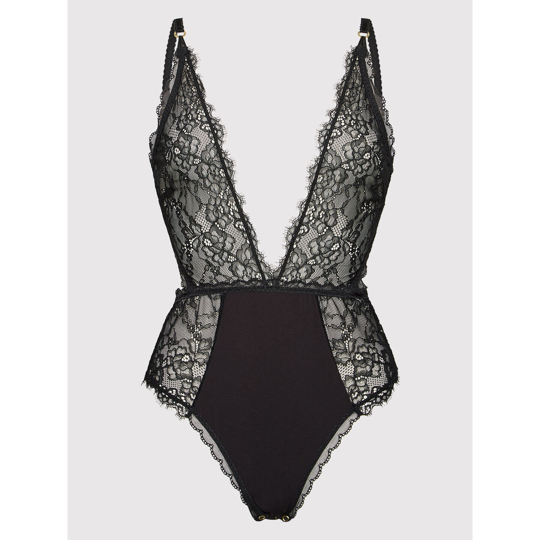 Stella McCartney Боди Ella Shining S6F0E0980.00112 Черен - Pepit.bg