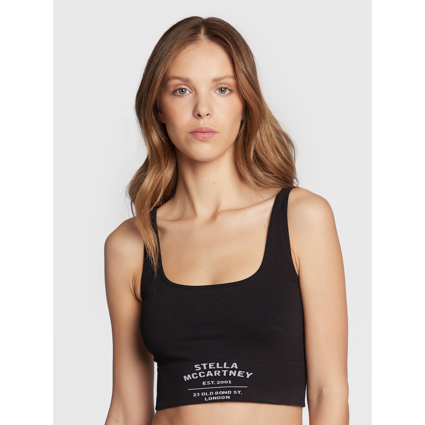 Stella McCartney Сутиен-топ Tank S6D961160.00112 Черен - Pepit.bg